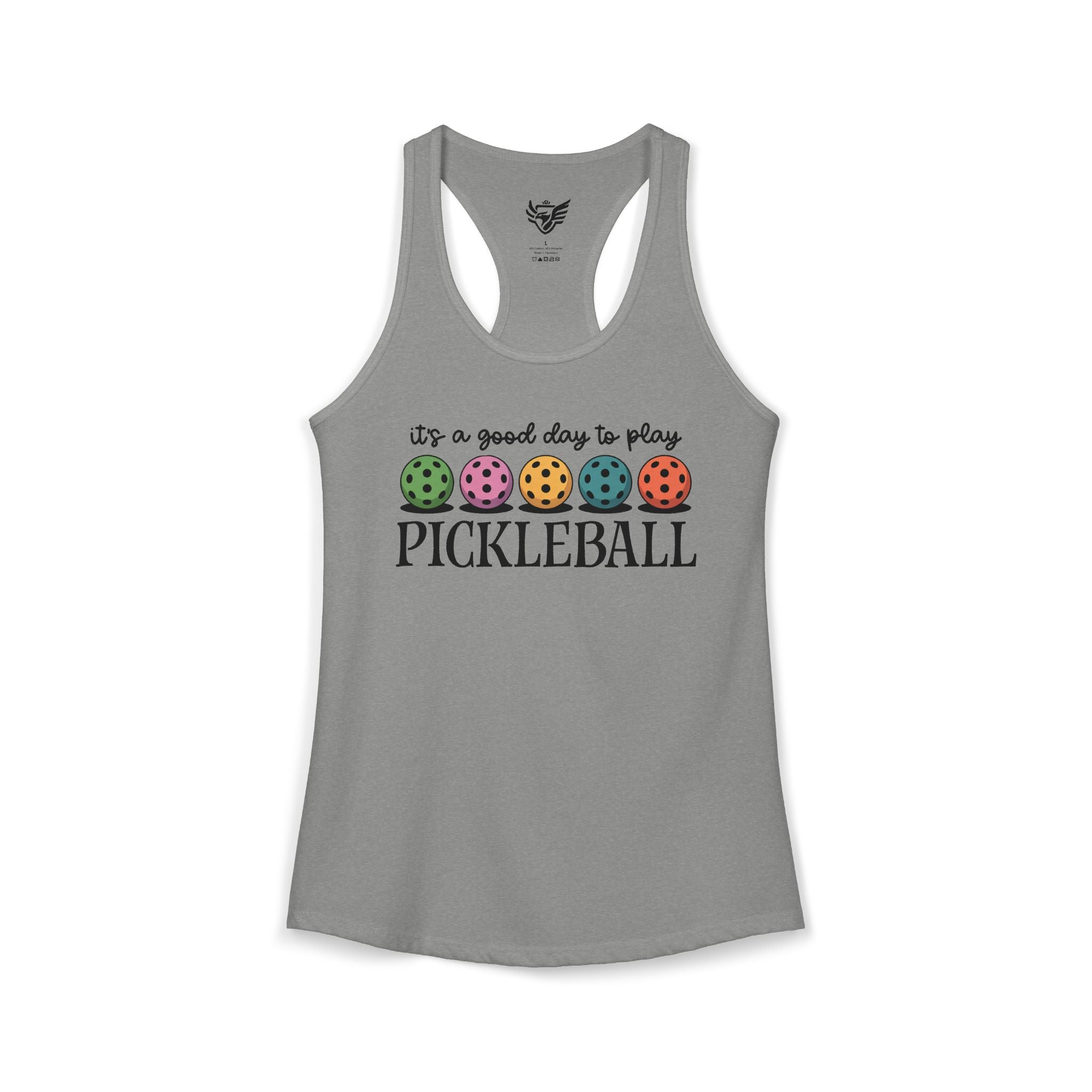 Good Day Pickleball Ideal Racerback Tank