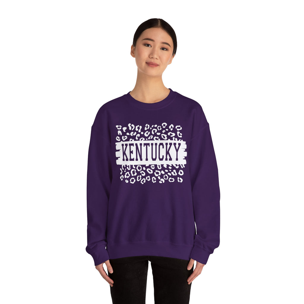 KY Leopard Heavy Blend™ Crewneck Sweatshirt