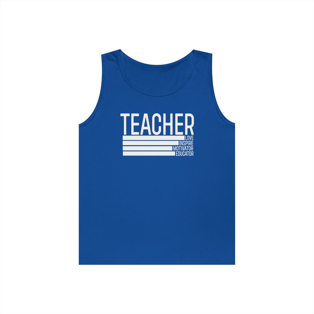 Teacher Heavy Cotton Tank Top