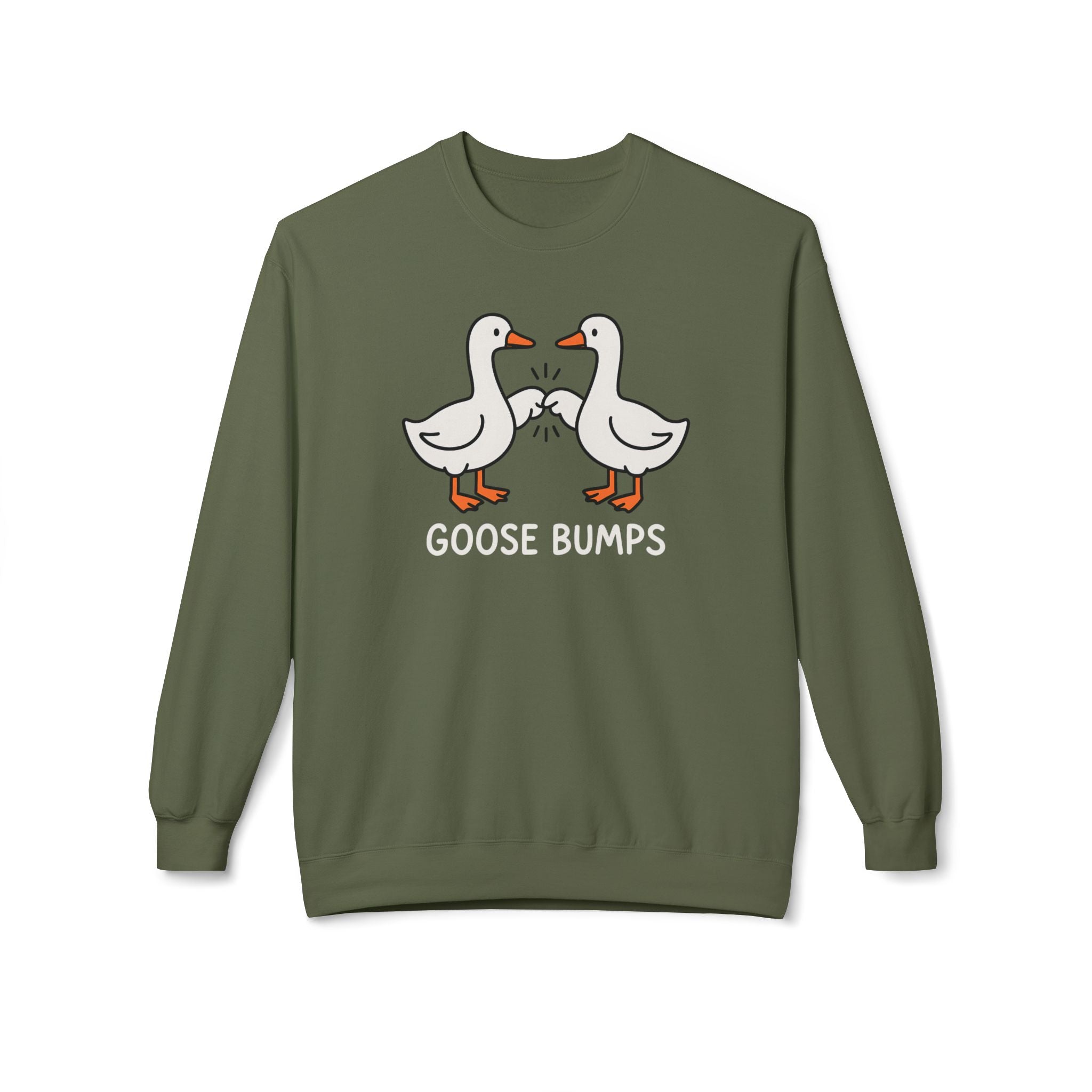 Goose Bumps Midweight Softstyle Fleece Crewneck Sweatshirt