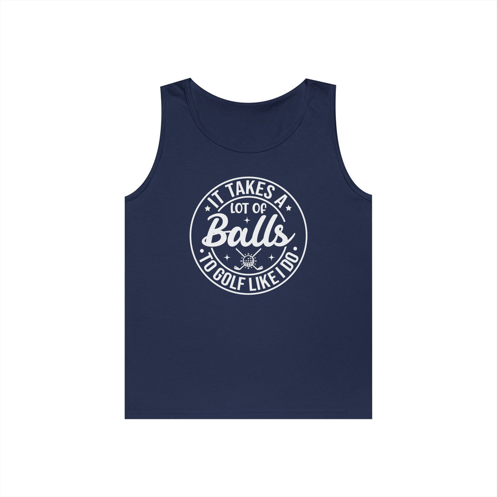 Golf Like I Do Heavy Cotton Tank Top