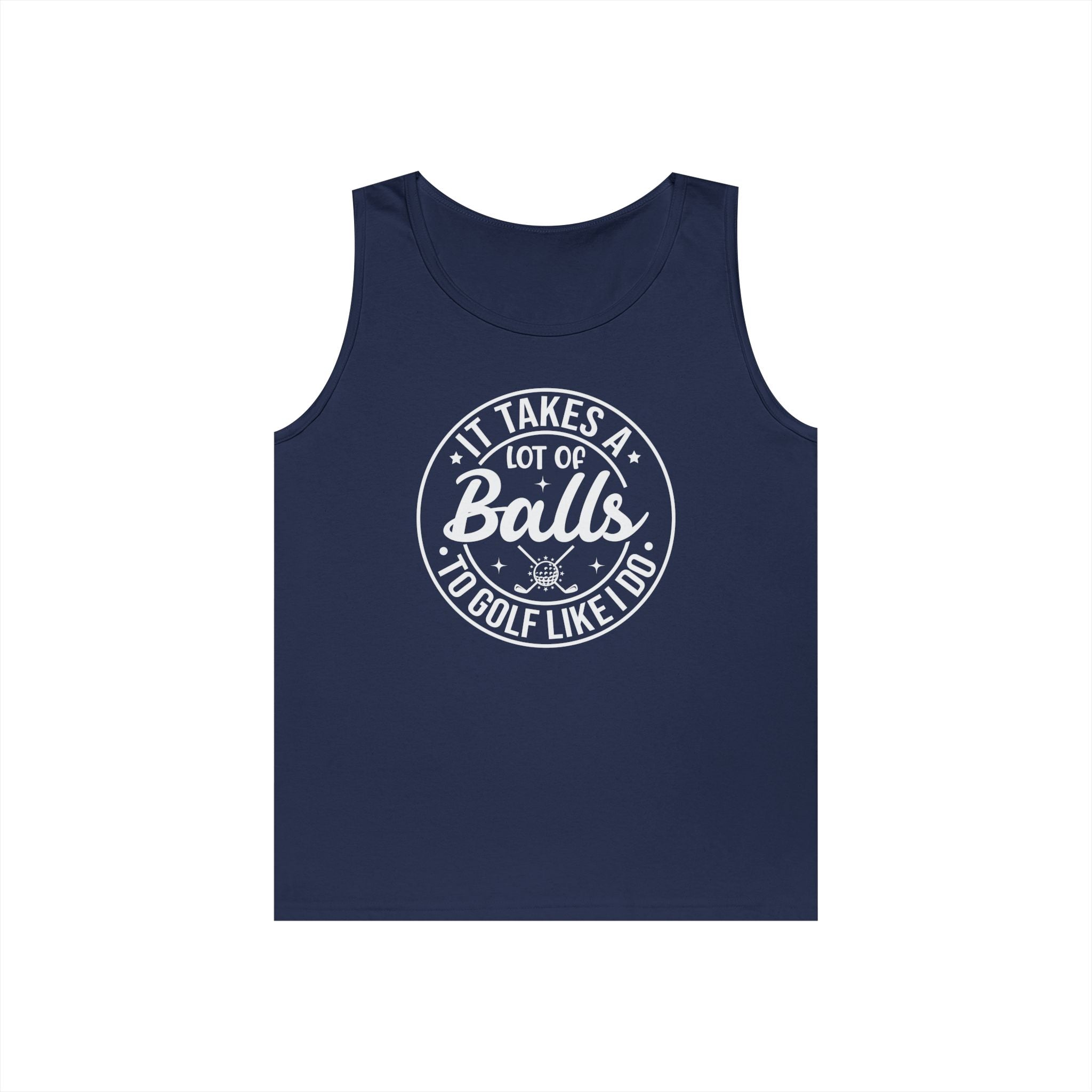 Golf Like I Do Heavy Cotton Tank Top