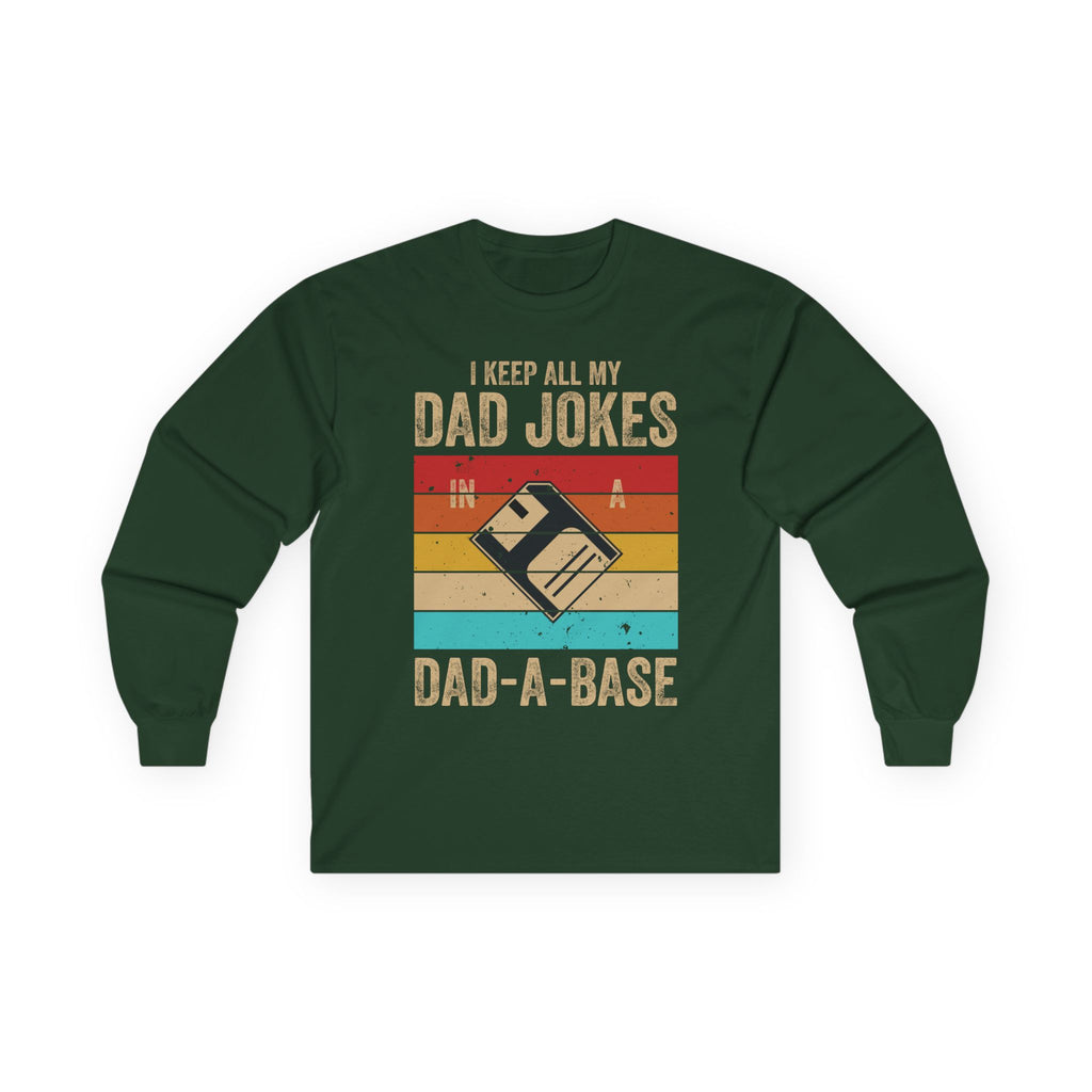 Dad-A-Base Cotton Long Sleeve Tee