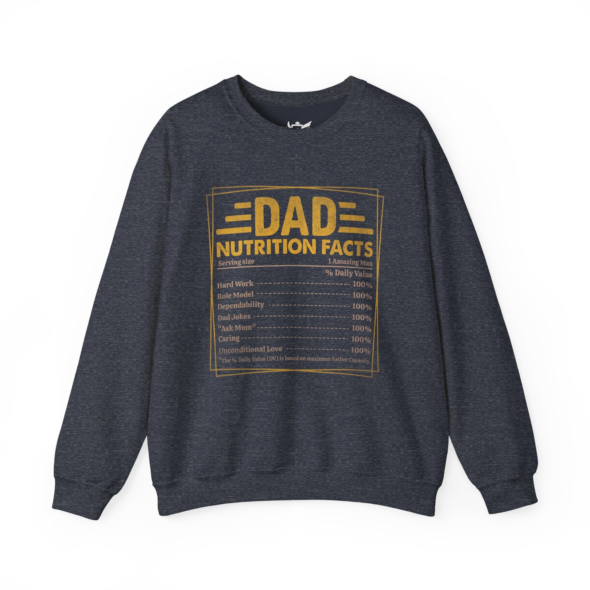 Dad Nutrition Facts Heavy Blend™ Crewneck Sweatshirt
