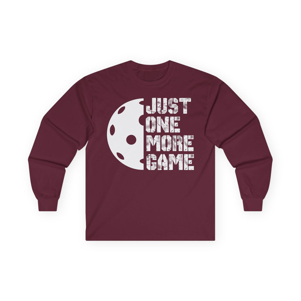 Just One More Game Cotton Long Sleeve Tee