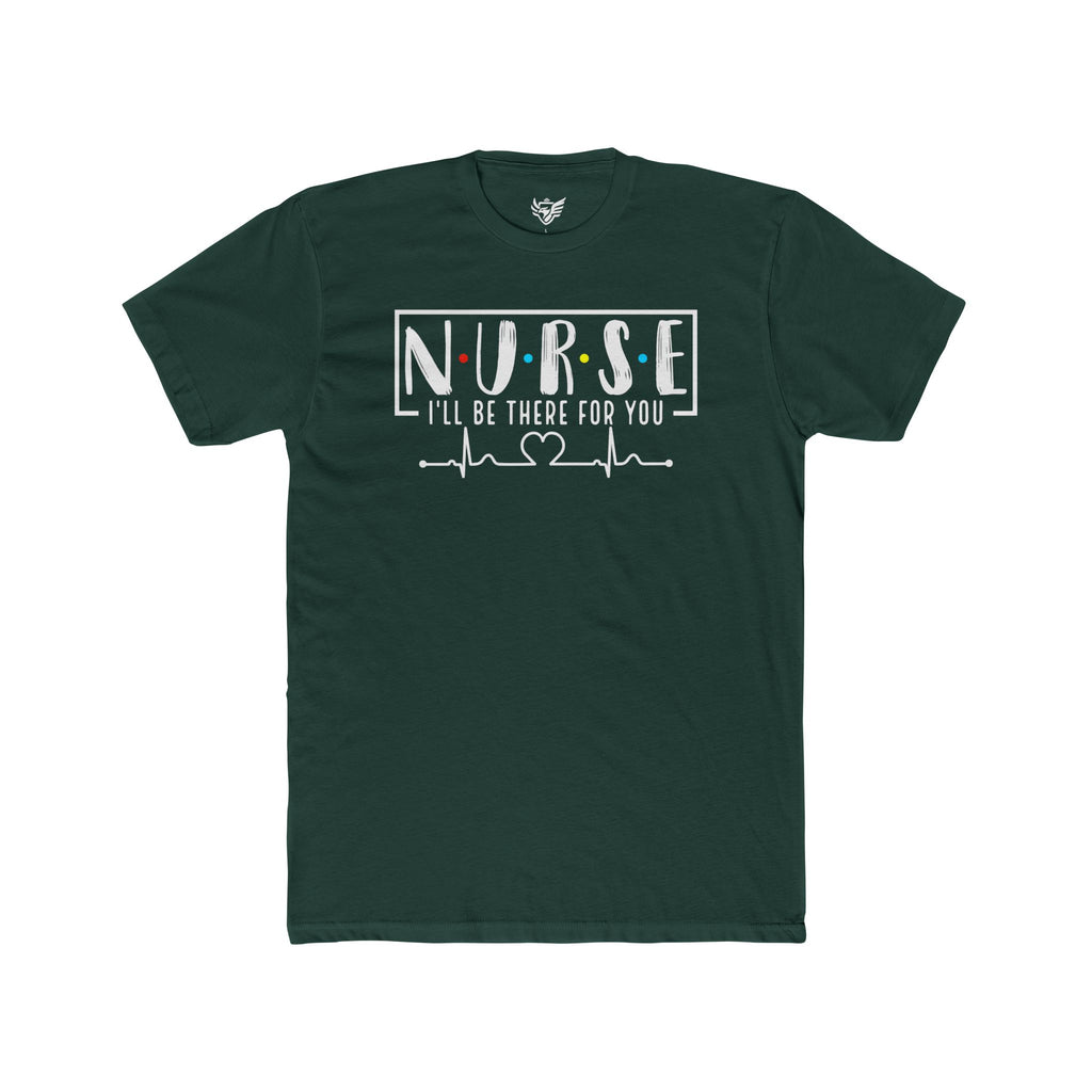 Friends Theme Nurse Cotton Crew Tee