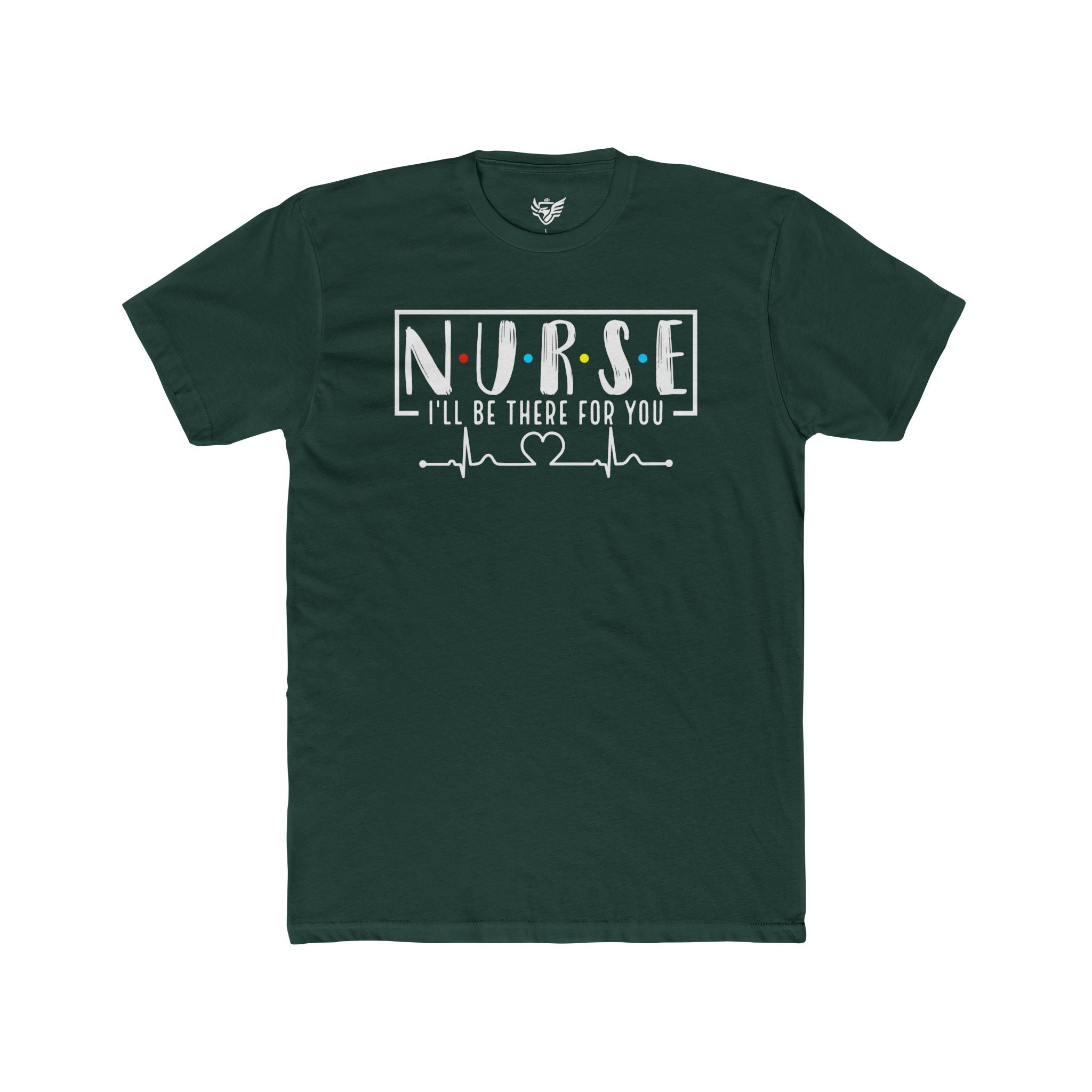 Friends Theme Nurse Cotton Crew Tee