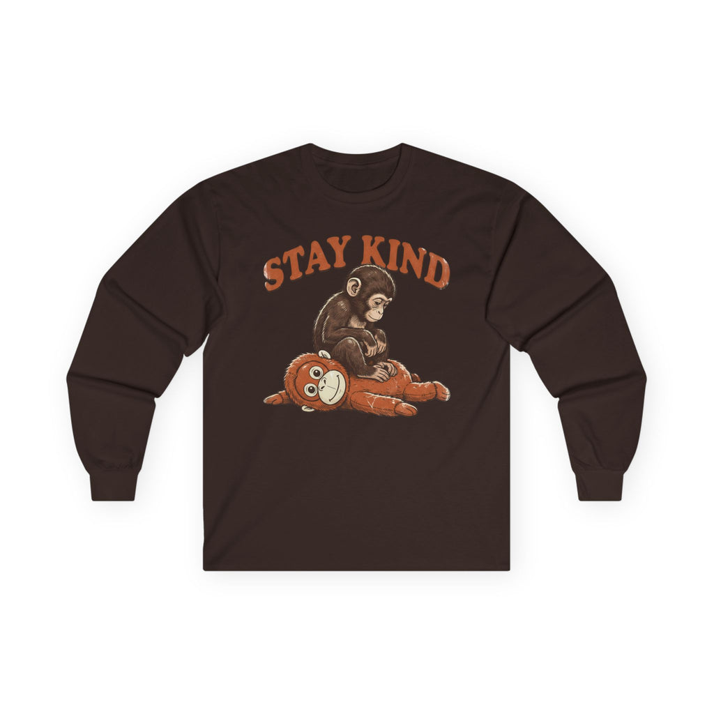 Stay Kind Cotton Long Sleeve Tee