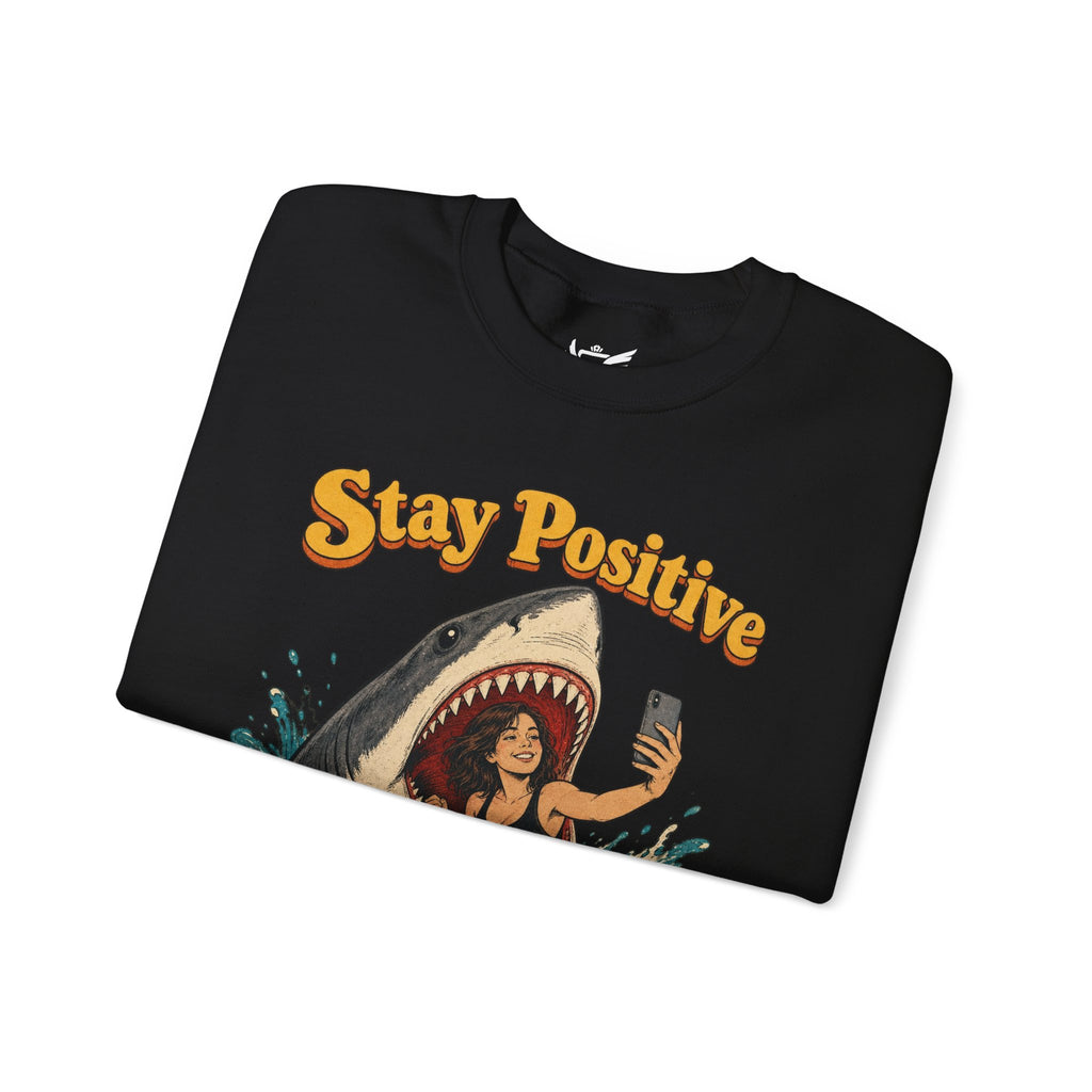 Stay Positive Heavy Blend™ Crewneck Sweatshirt
