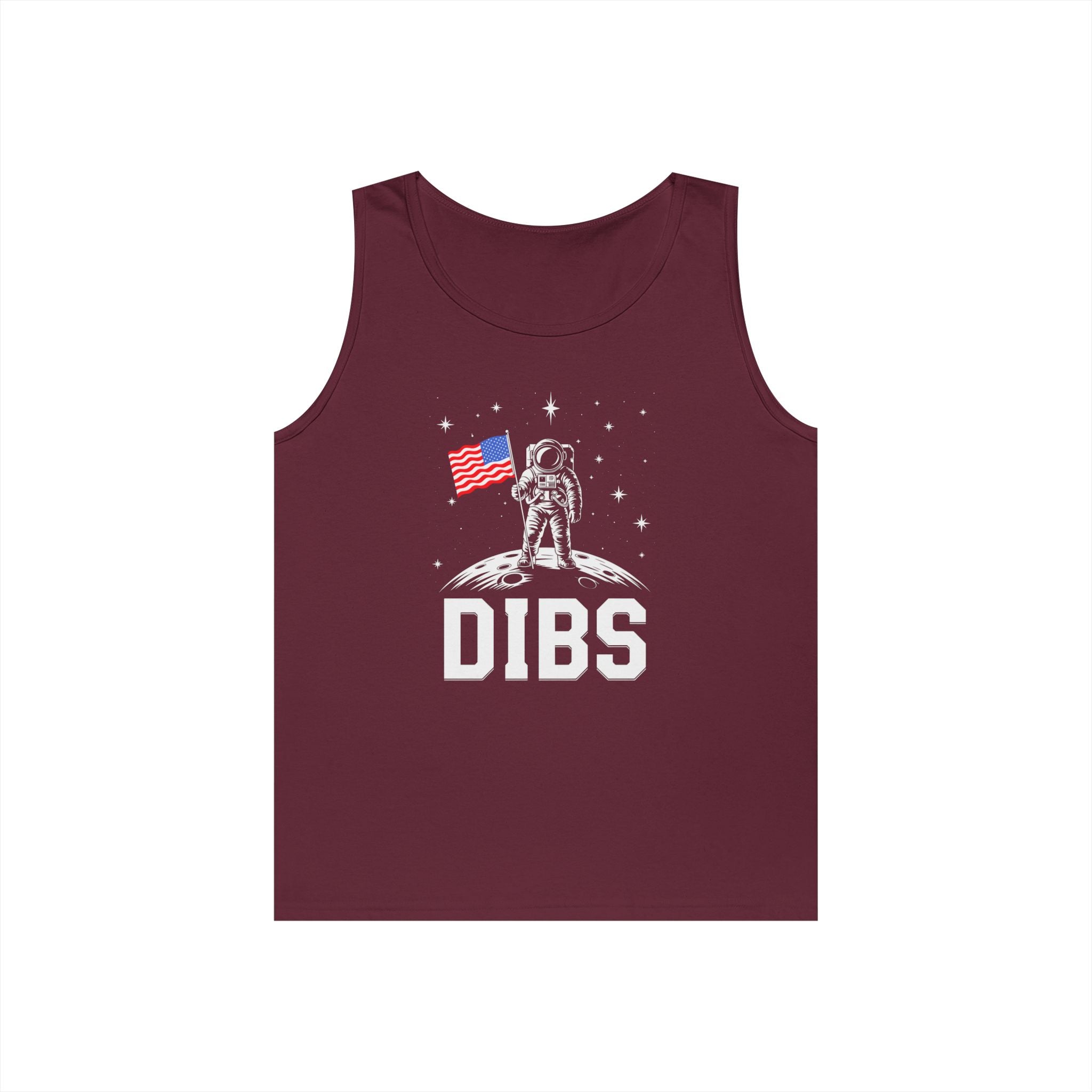 DIBS on the Moon Heavy Cotton Tank Top