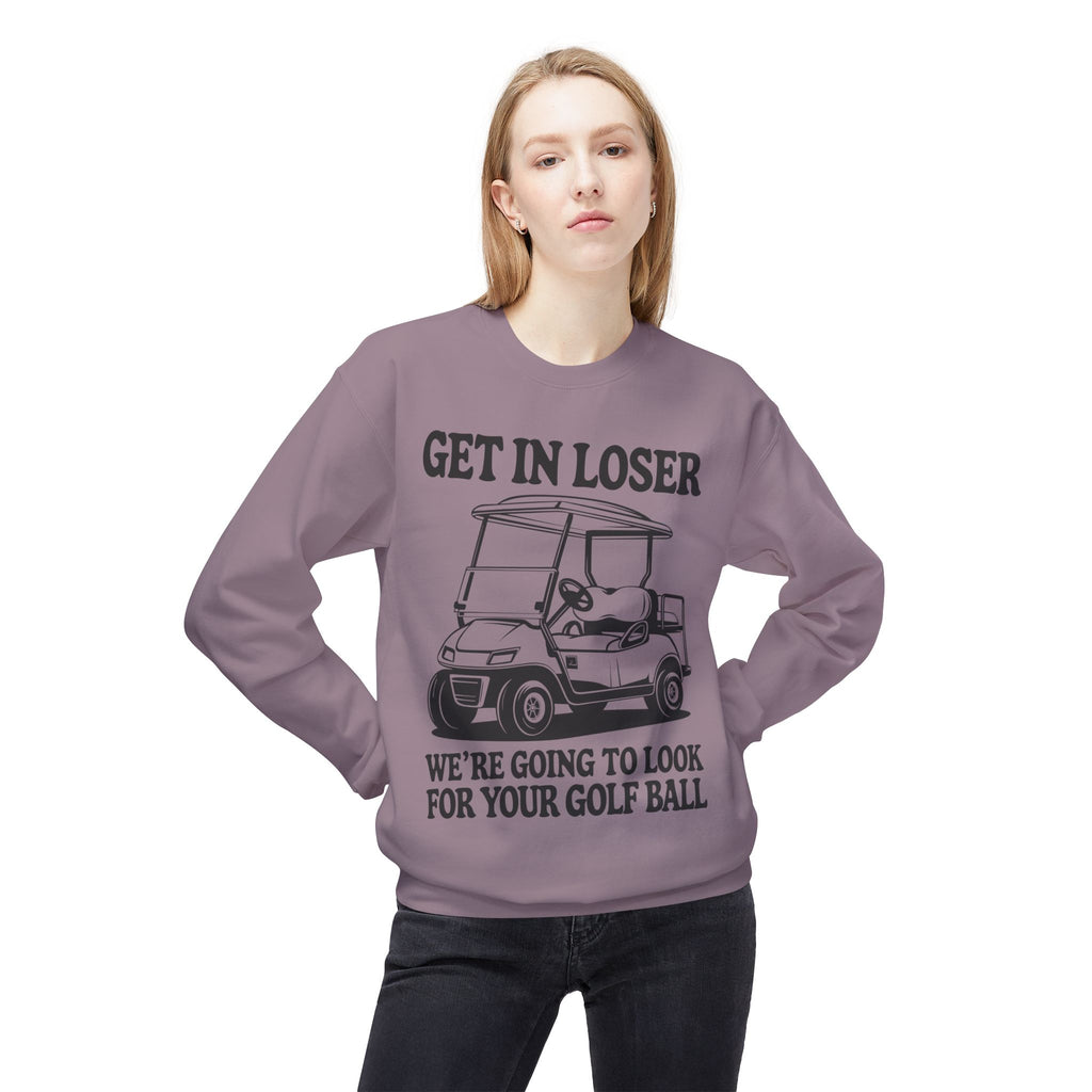 Get In Loser Midweight Softstyle Fleece Crewneck Sweatshirt