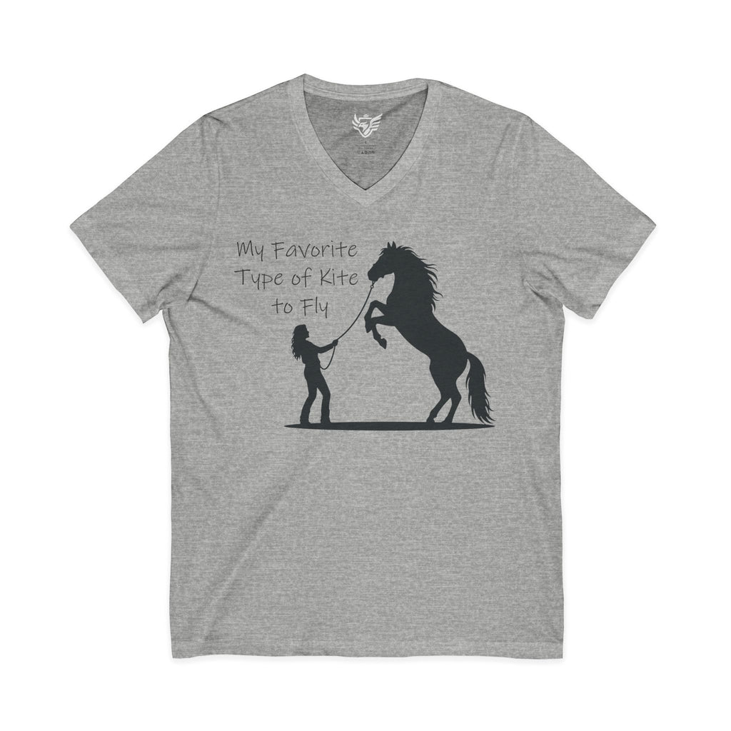 My Favorite Type of Kite Jersey Short Sleeve V-Neck Tee