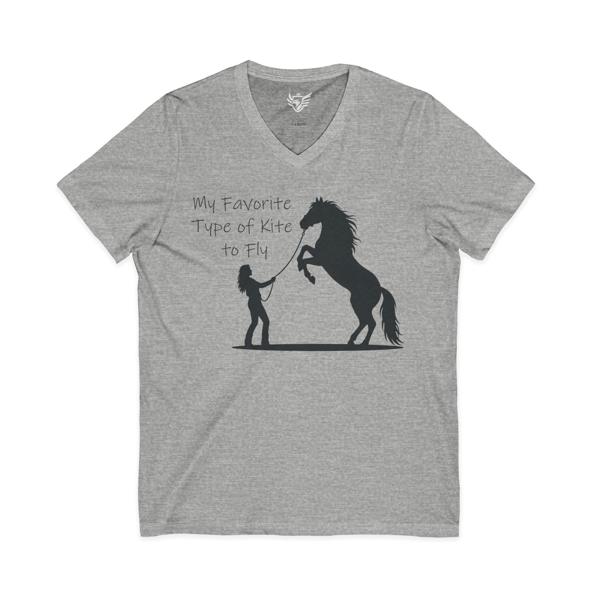 My Favorite Type of Kite Jersey Short Sleeve V-Neck Tee