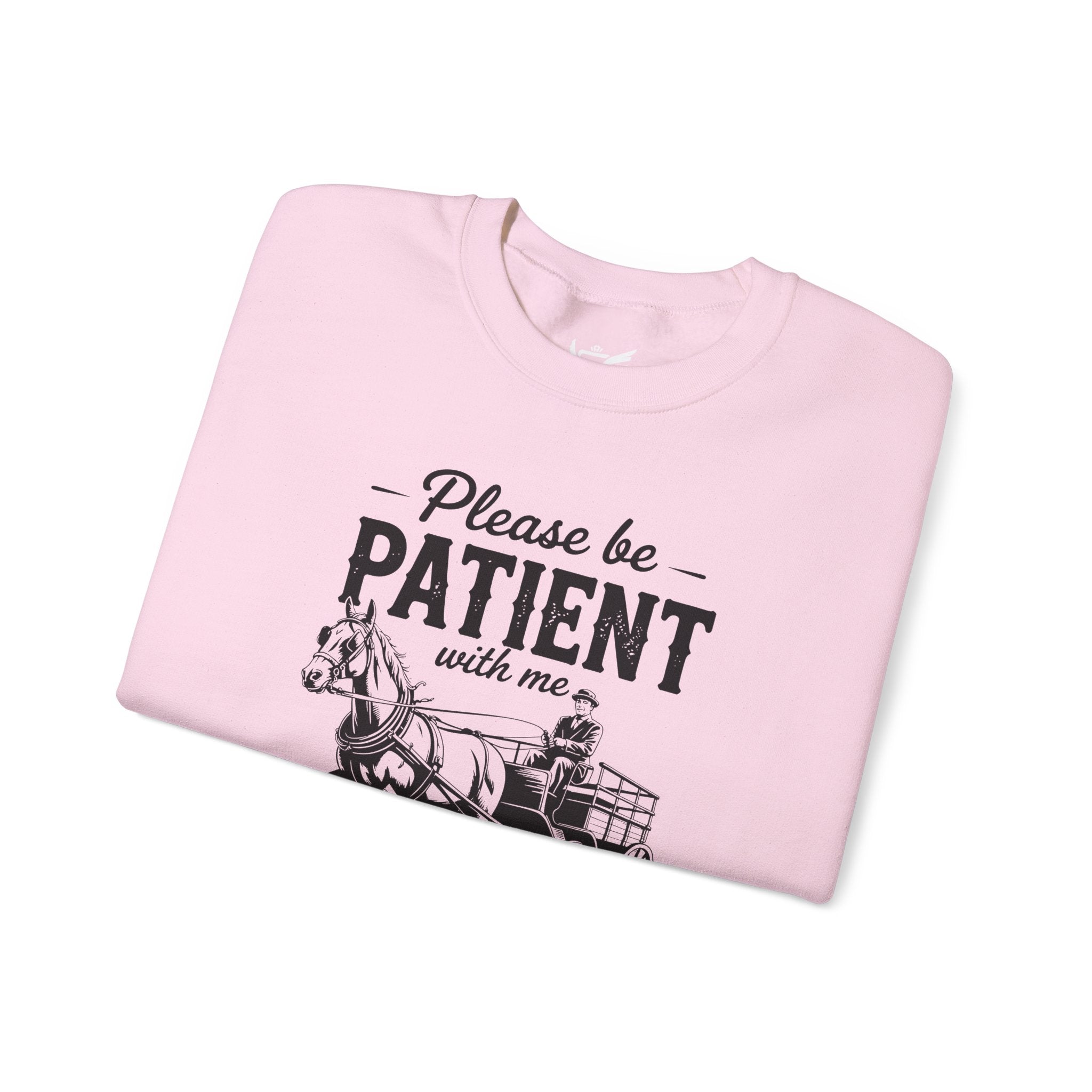 Please Be Patient With Me I'm From the 1900s Heavy Blend™ Crewneck Sweatshirt