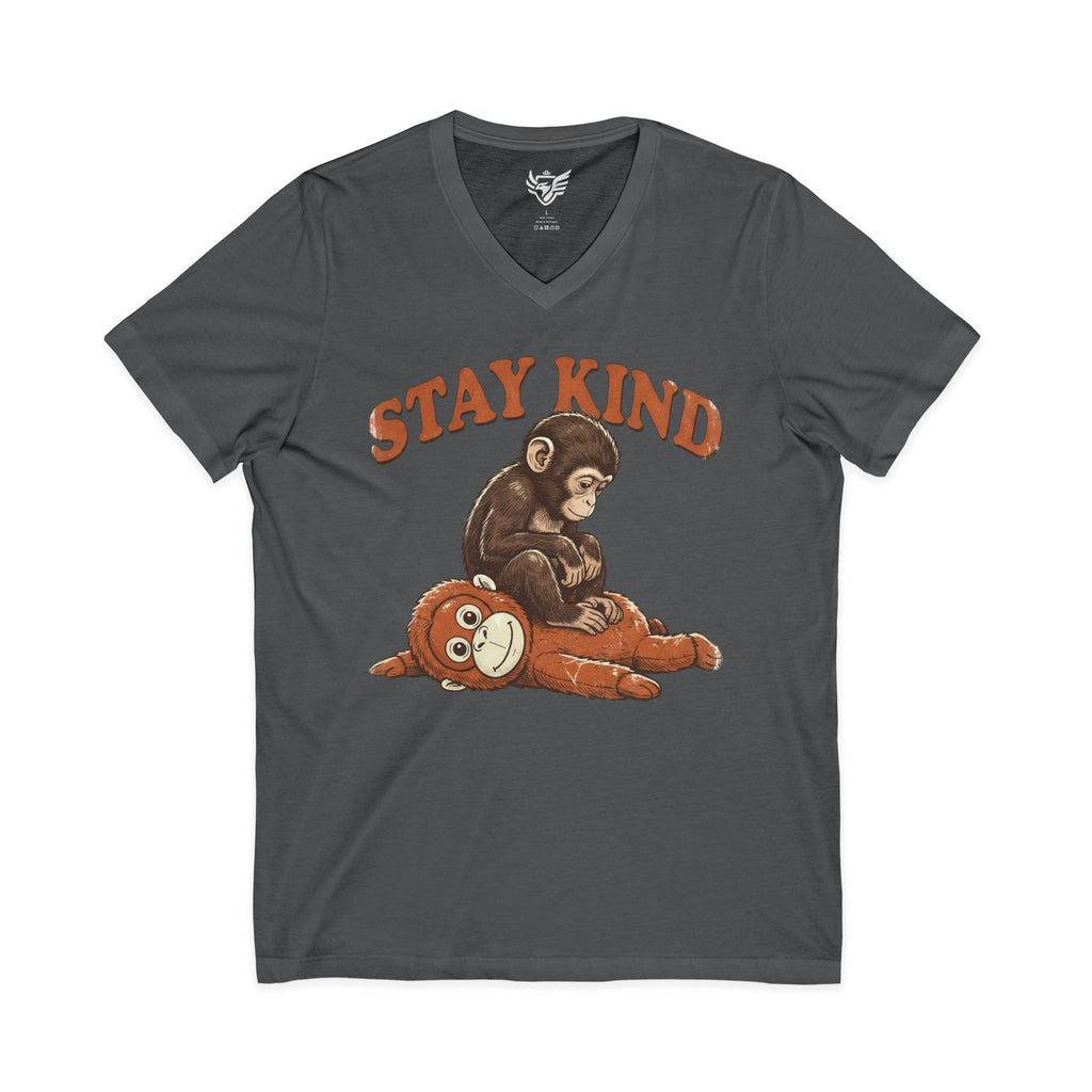 Stay Kind Jersey Short Sleeve V-Neck Tee