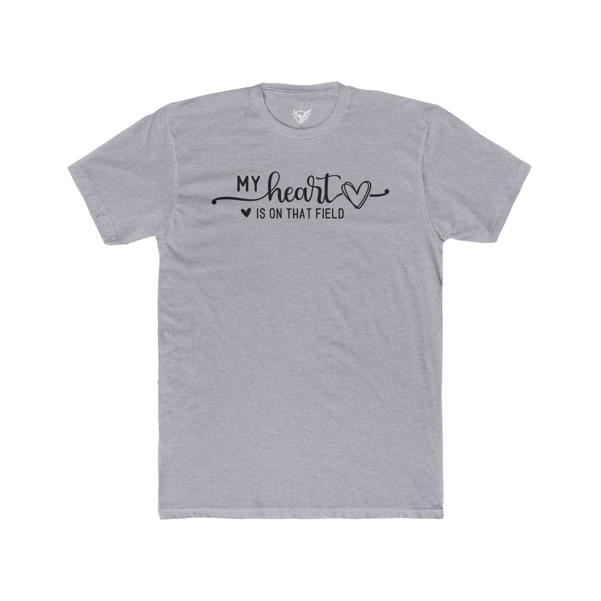 My Heart is on that Field Cotton Crew Tee