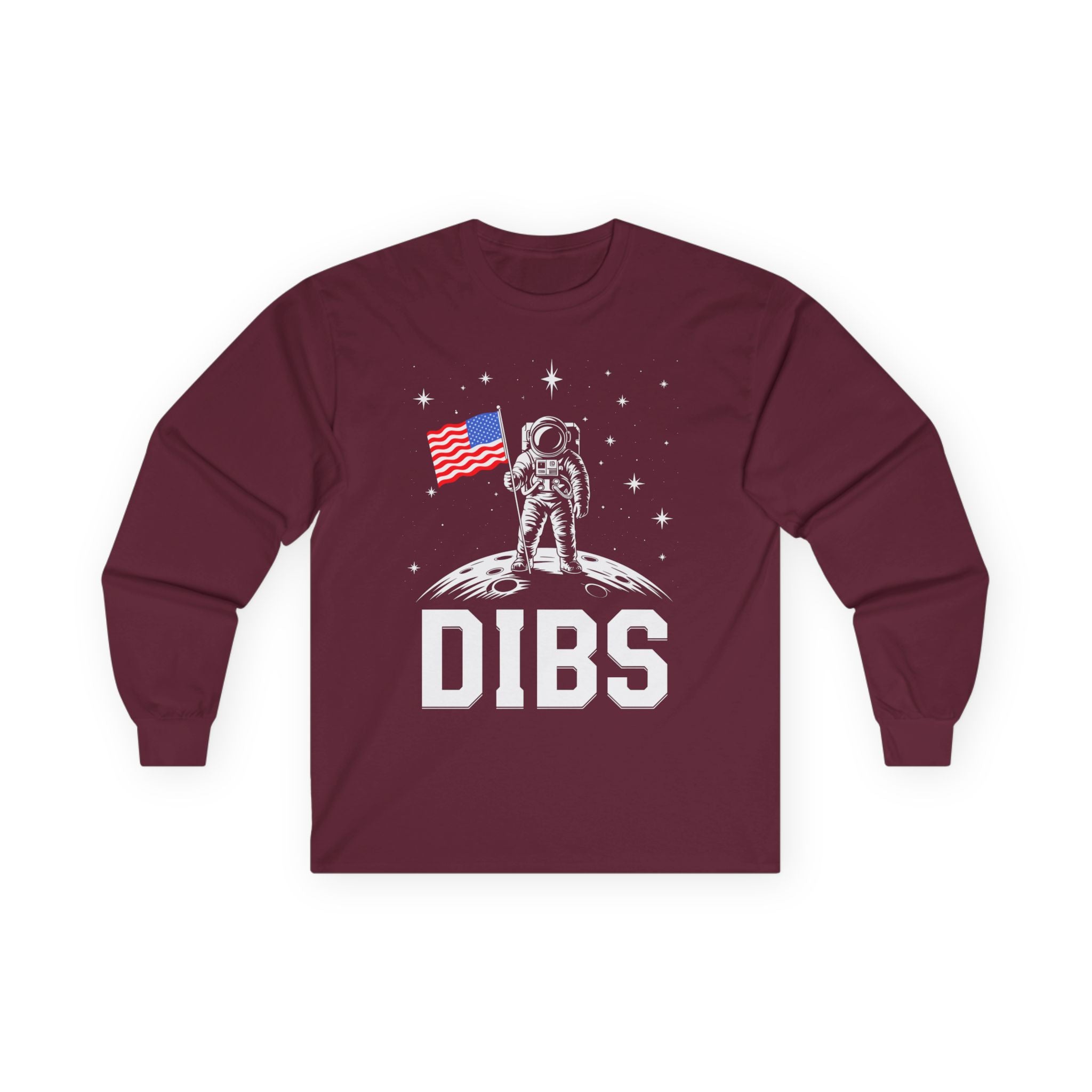 DIBS on the Moon Cotton Long Sleeve Tee