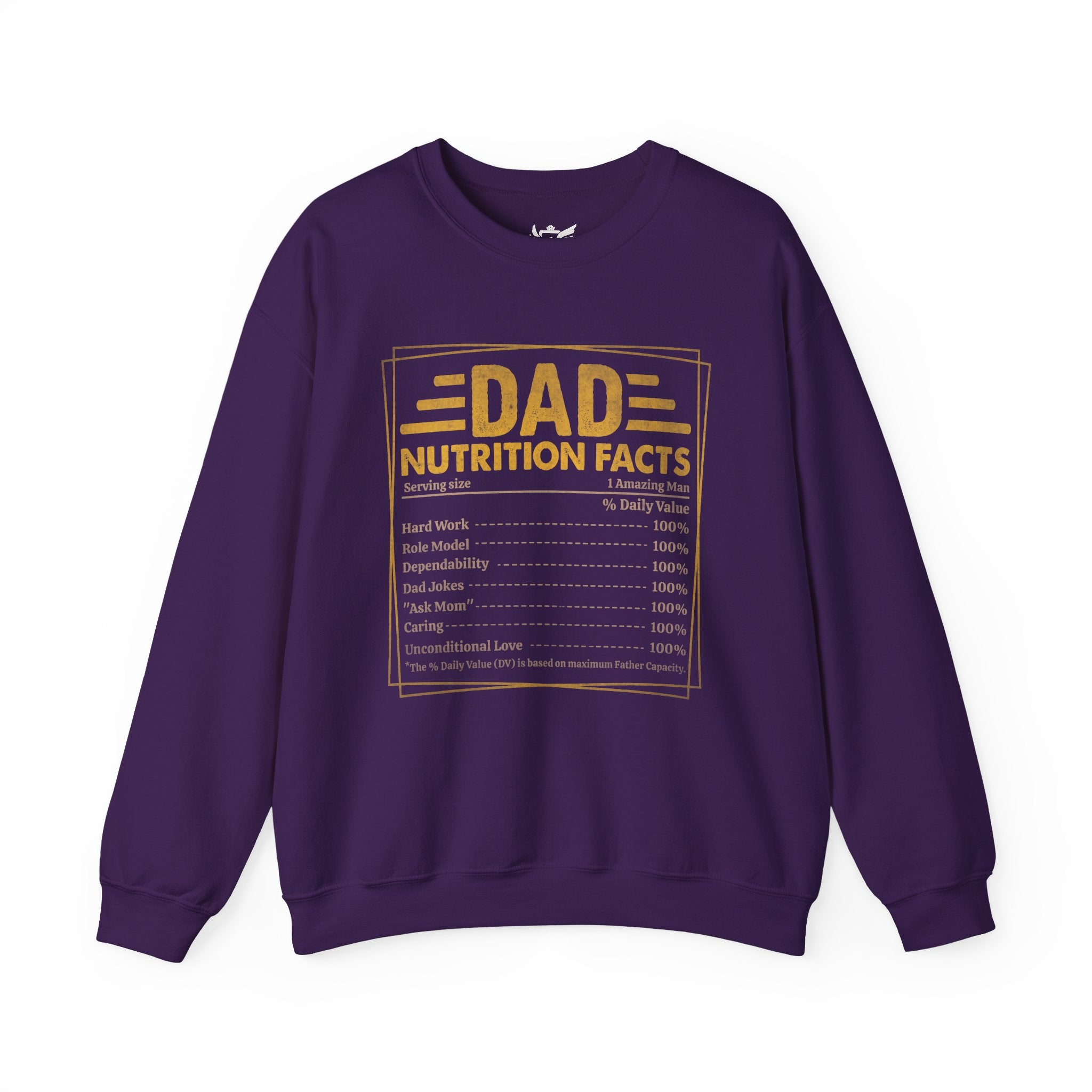 Dad Nutrition Facts Heavy Blend™ Crewneck Sweatshirt