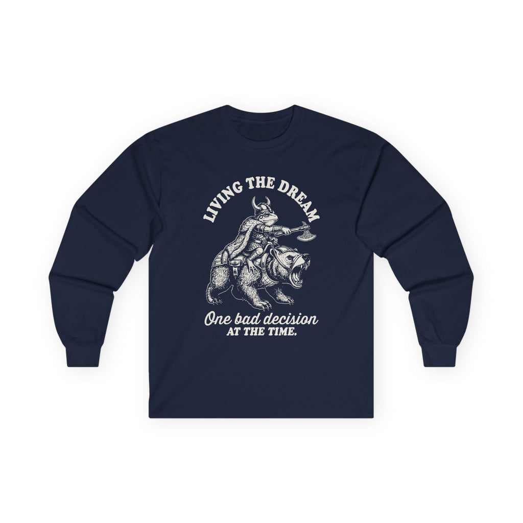 Living The Dream Cotton Long Sleeve Tee