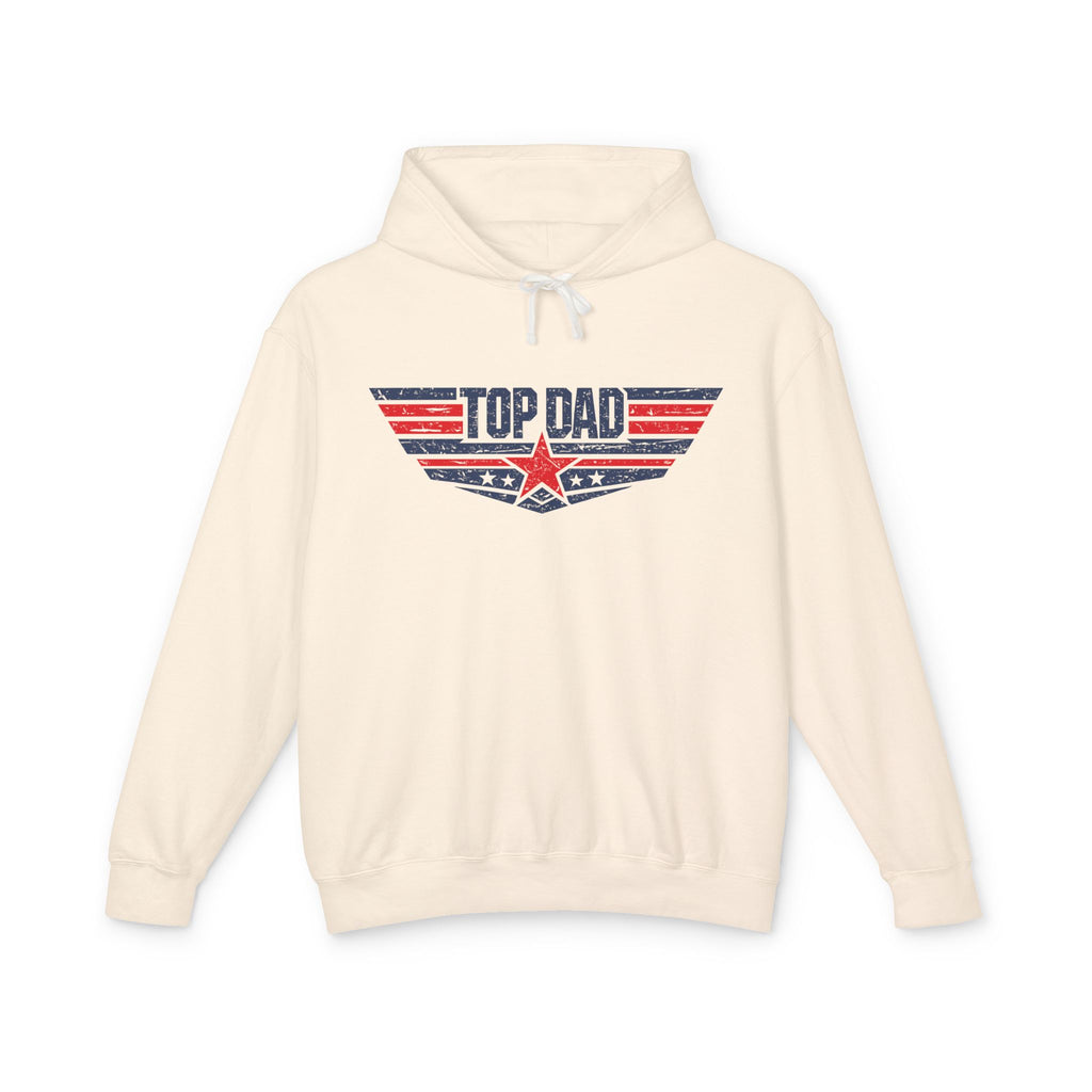 Top Dad Lightweight Hooded Sweatshirt