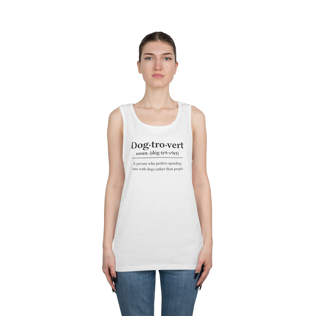 Dog-Tro-Vert Heavy Cotton Tank Top
