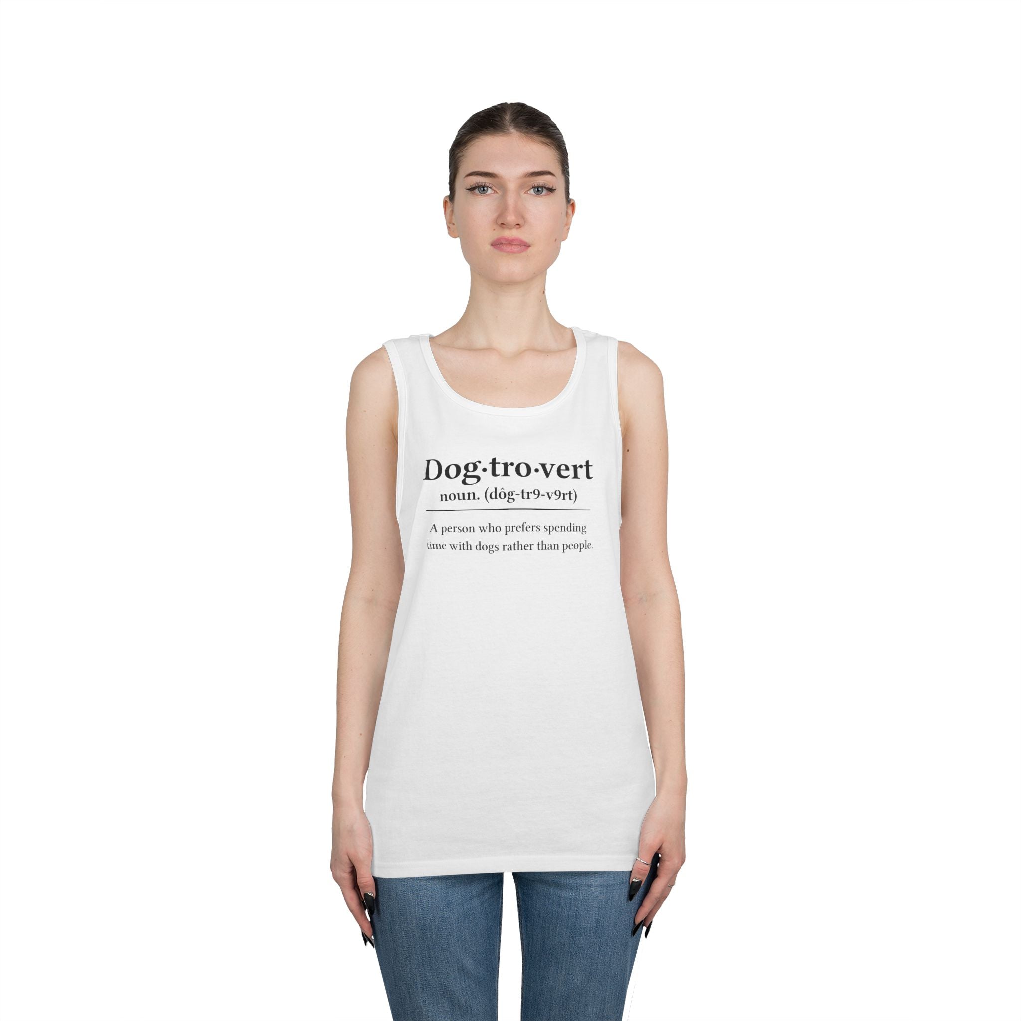 Dog-Tro-Vert Heavy Cotton Tank Top