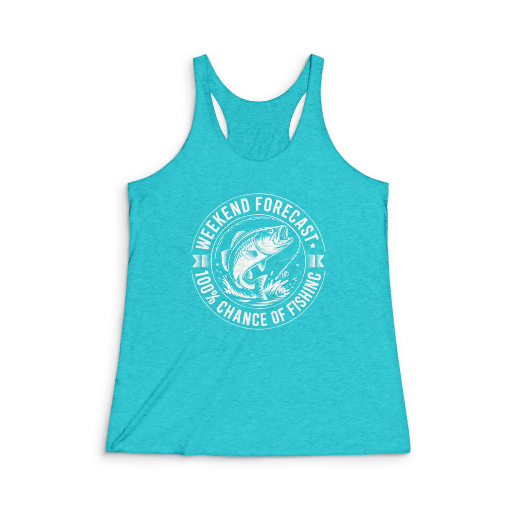 Weekend Forecast Tri-Blend Racerback Tank