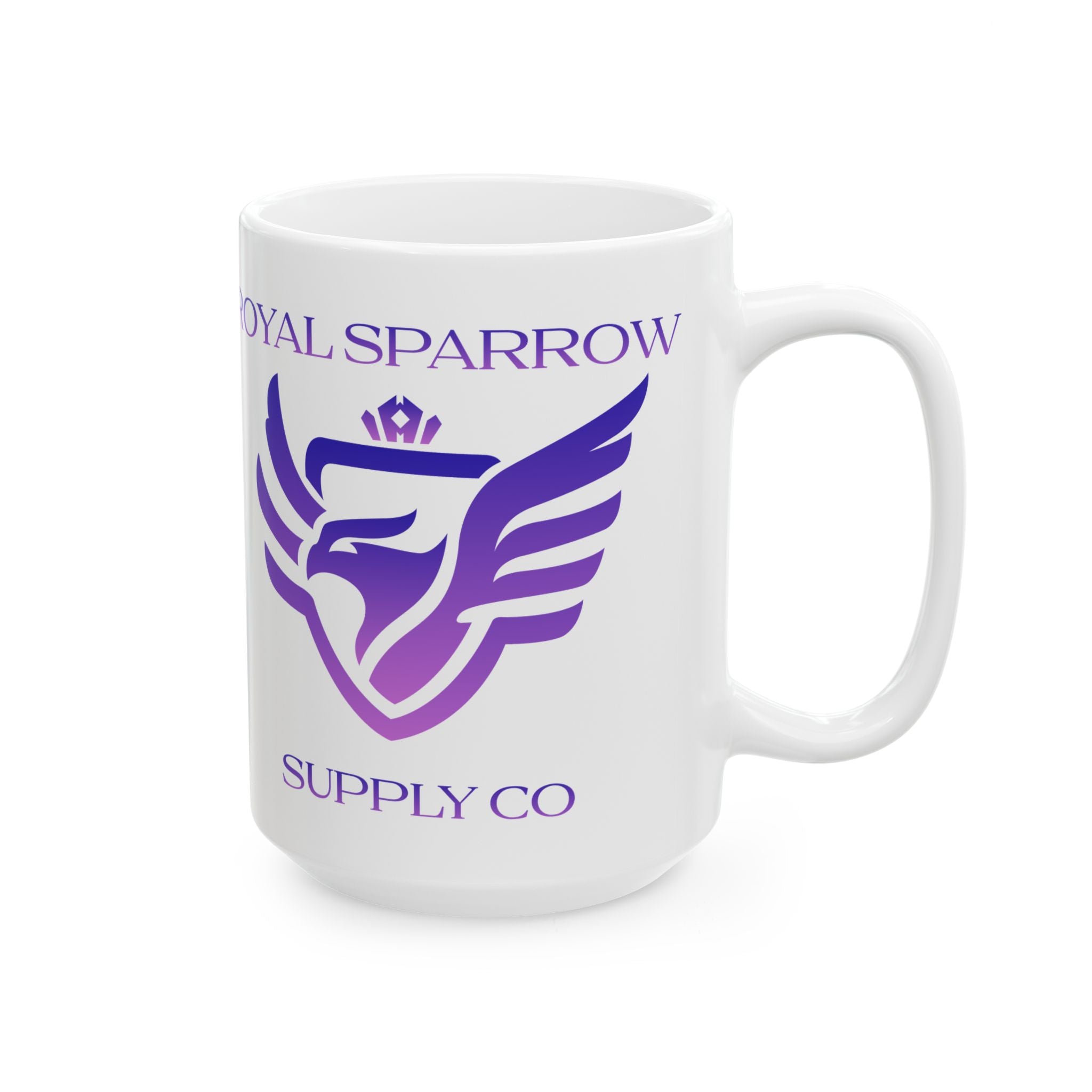 Royal Sparrow Ceramic Mug, (11oz, 15oz)