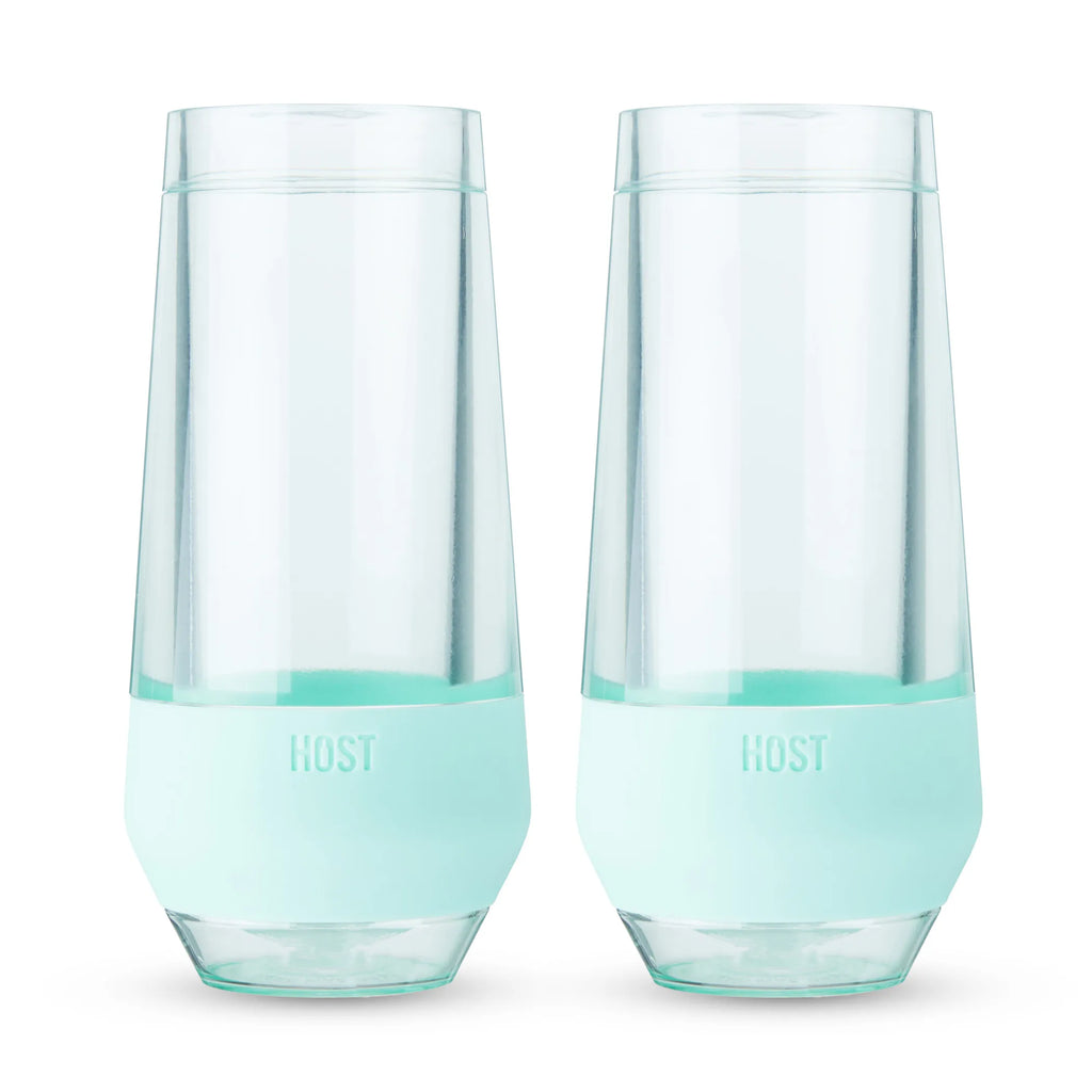 Champagne FREEZE in Seafoam Tint (set of 2)