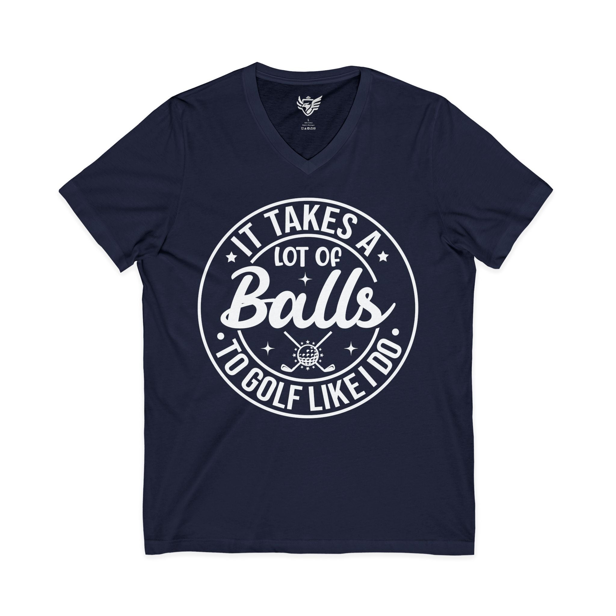 Golf Like I Do Jersey Short Sleeve V-Neck Tee