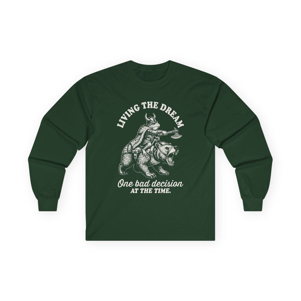 Living The Dream Cotton Long Sleeve Tee