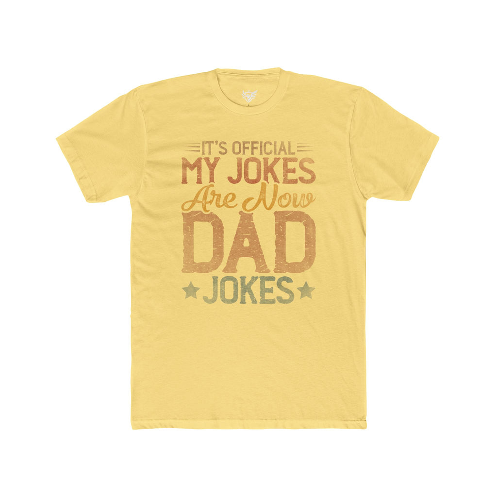 Dad Jokes Cotton Crew Tee