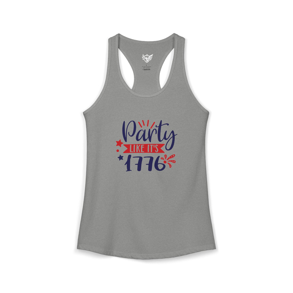 Party Like It's 1776 Ideal Racerback Tank