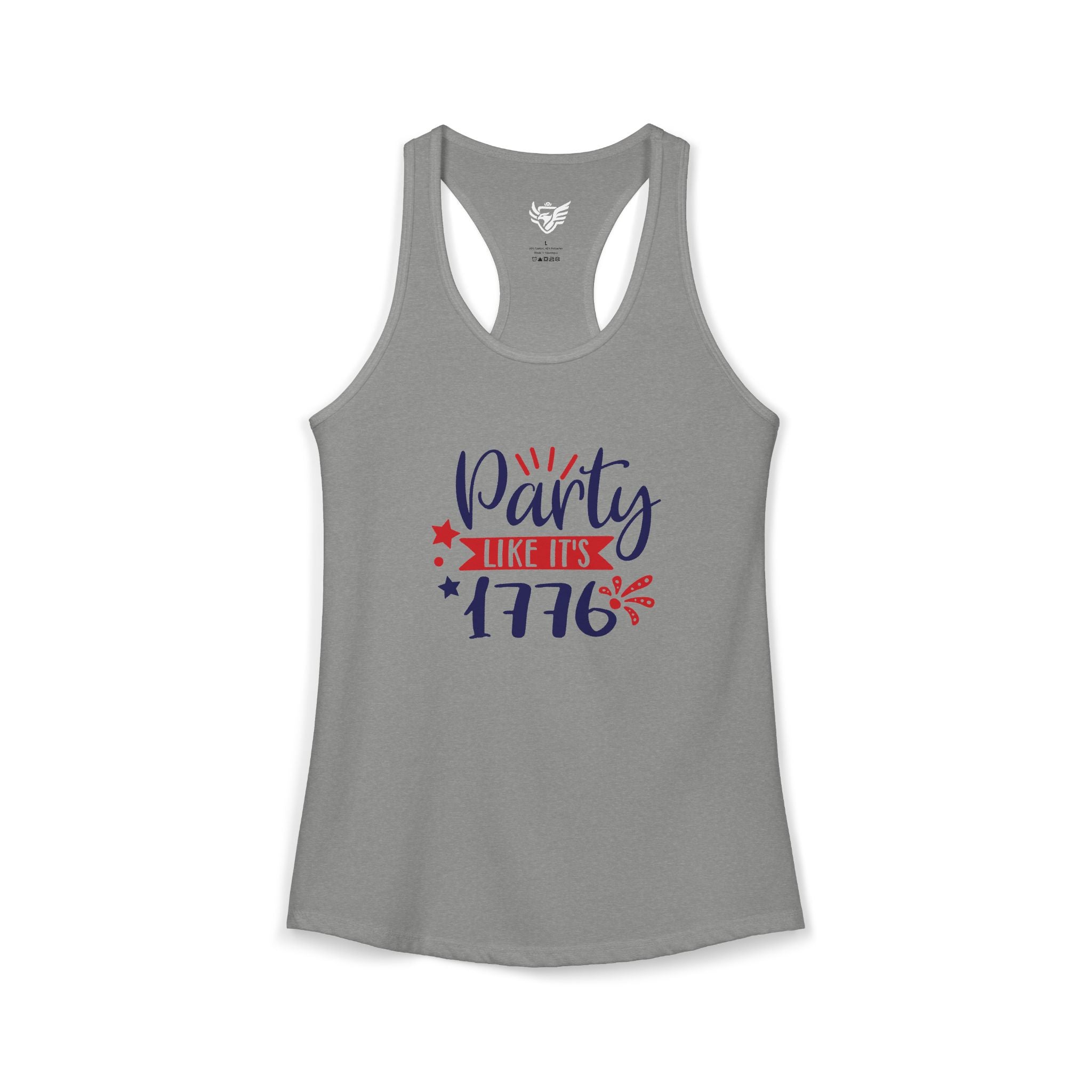 Party Like It's 1776 Ideal Racerback Tank