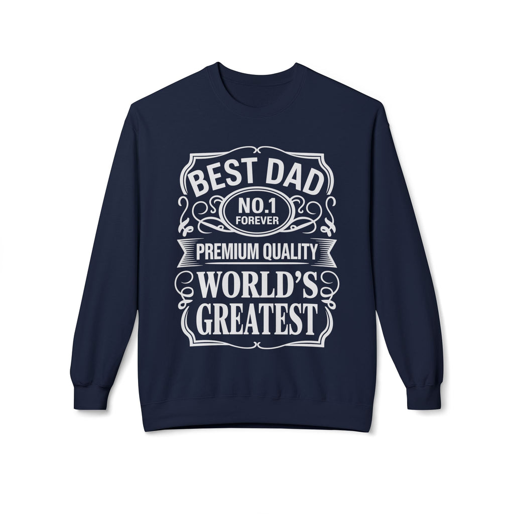 Bourbon Dad Midweight Softstyle Fleece Crewneck Sweatshirt