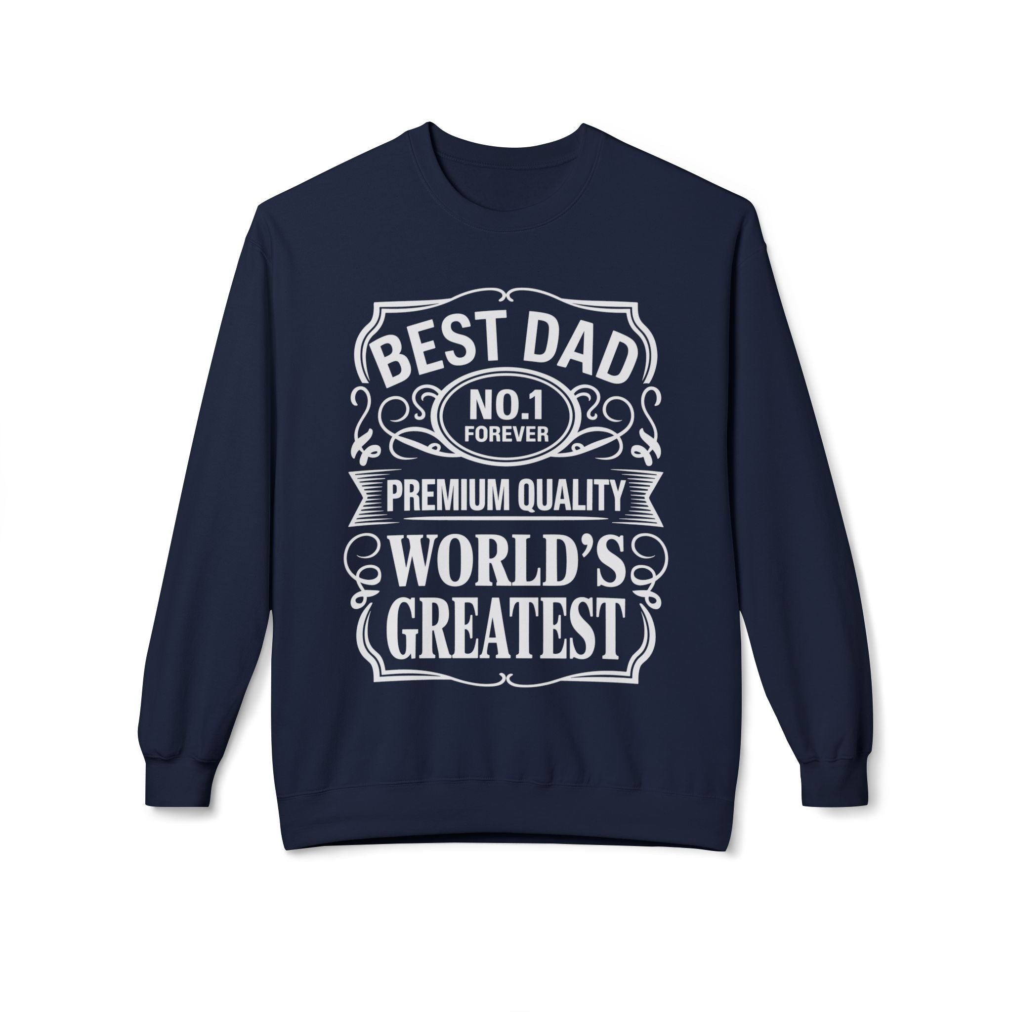 Bourbon Dad Midweight Softstyle Fleece Crewneck Sweatshirt