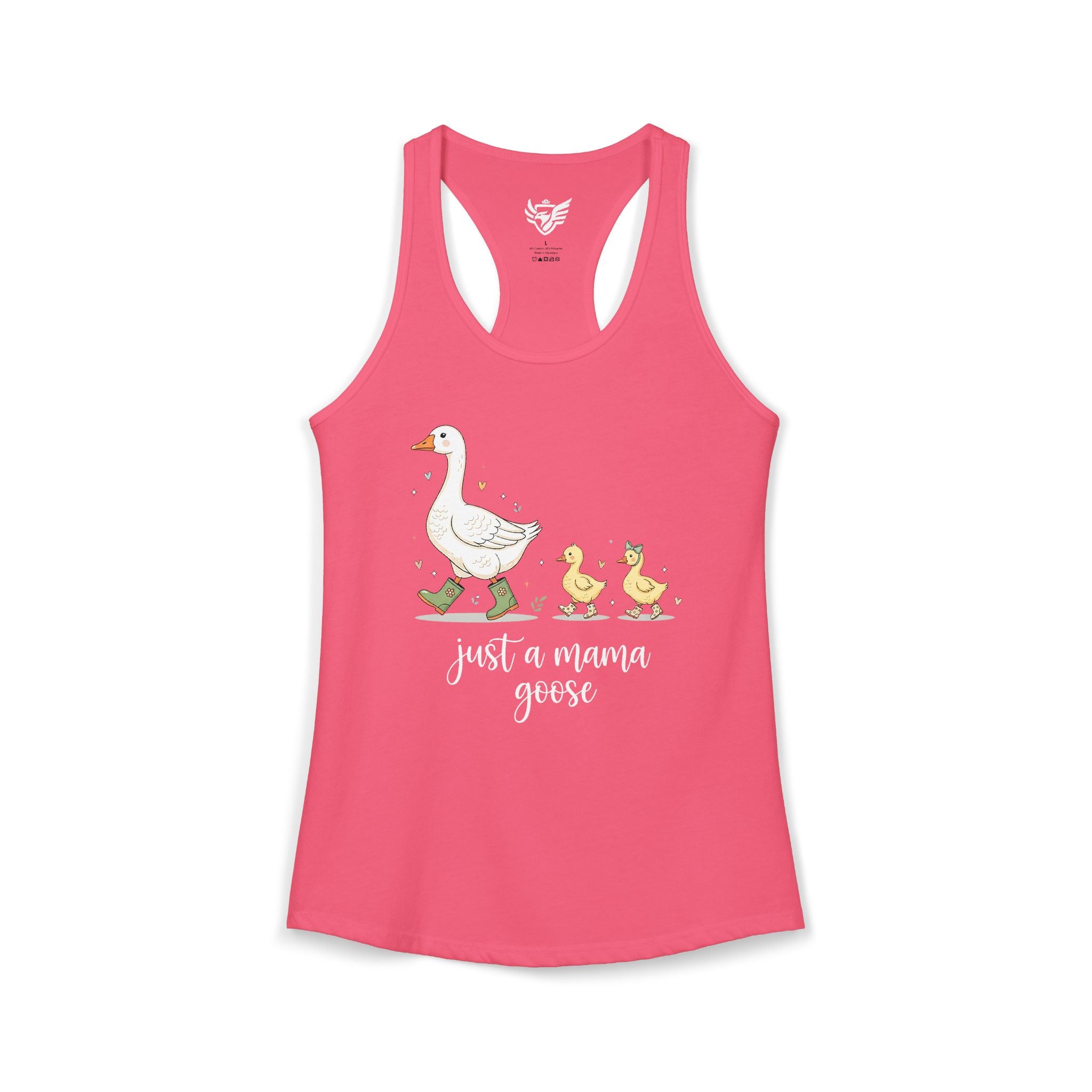 Just A Momma Goose Ideal Racerback Tank