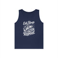 Eat Sleep Fish Repeat Heavy Cotton Tank Top