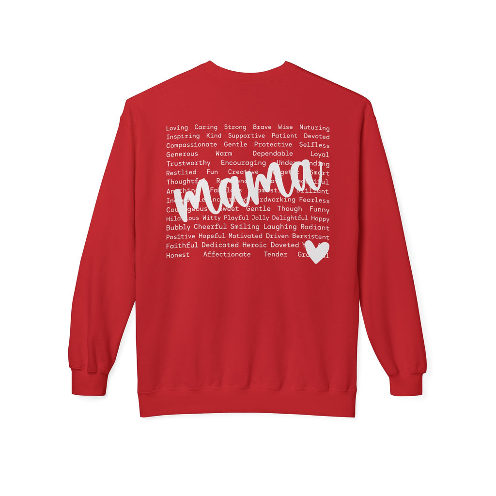 Mama Midweight Softstyle Fleece Crewneck Sweatshirt