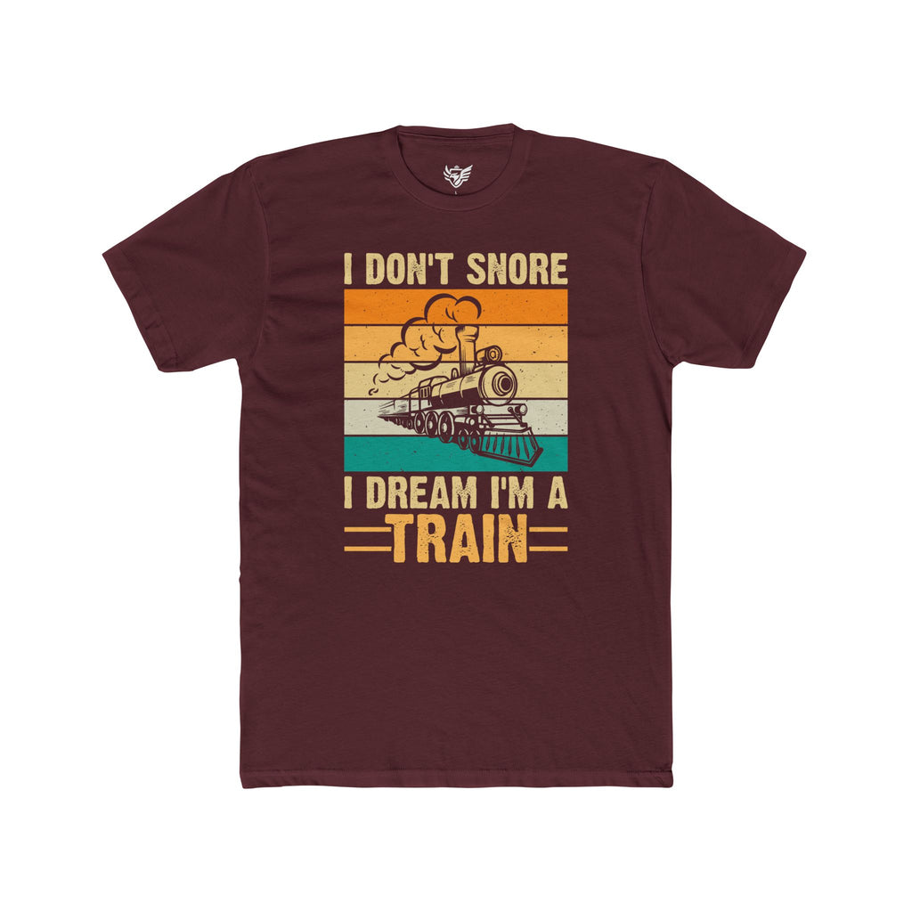 I Don't Snore Cotton Crew Tee
