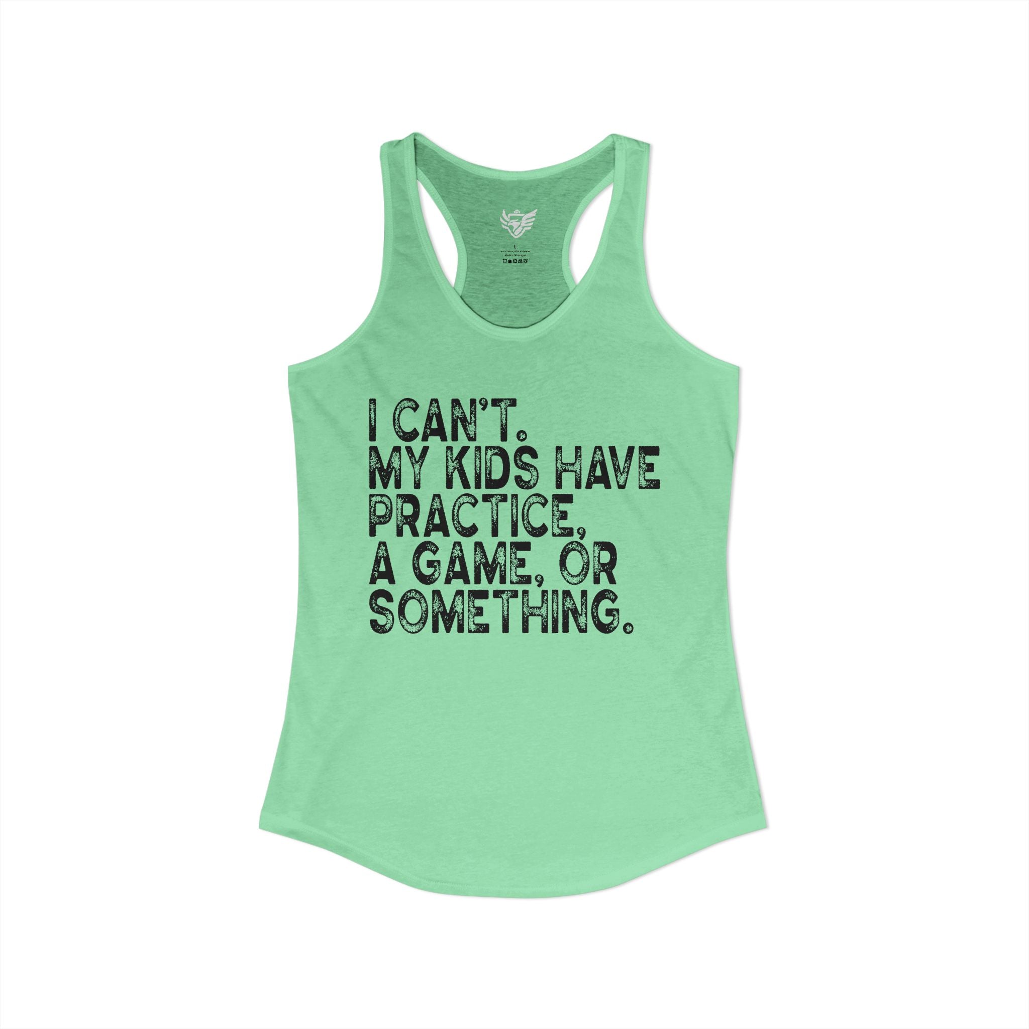Busy Parents Ideal Racerback Tank