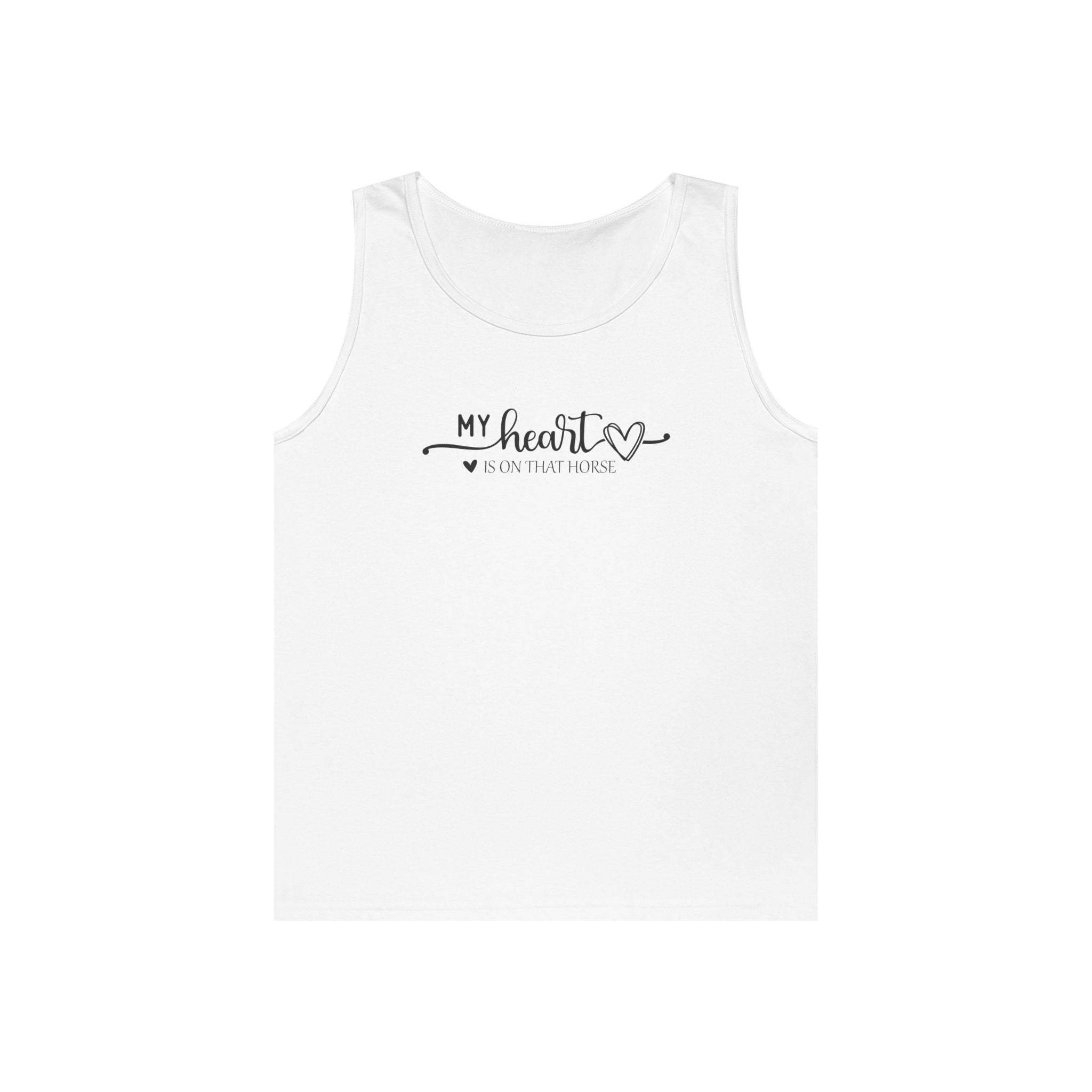 Heart on Horse Heavy Cotton Tank Top