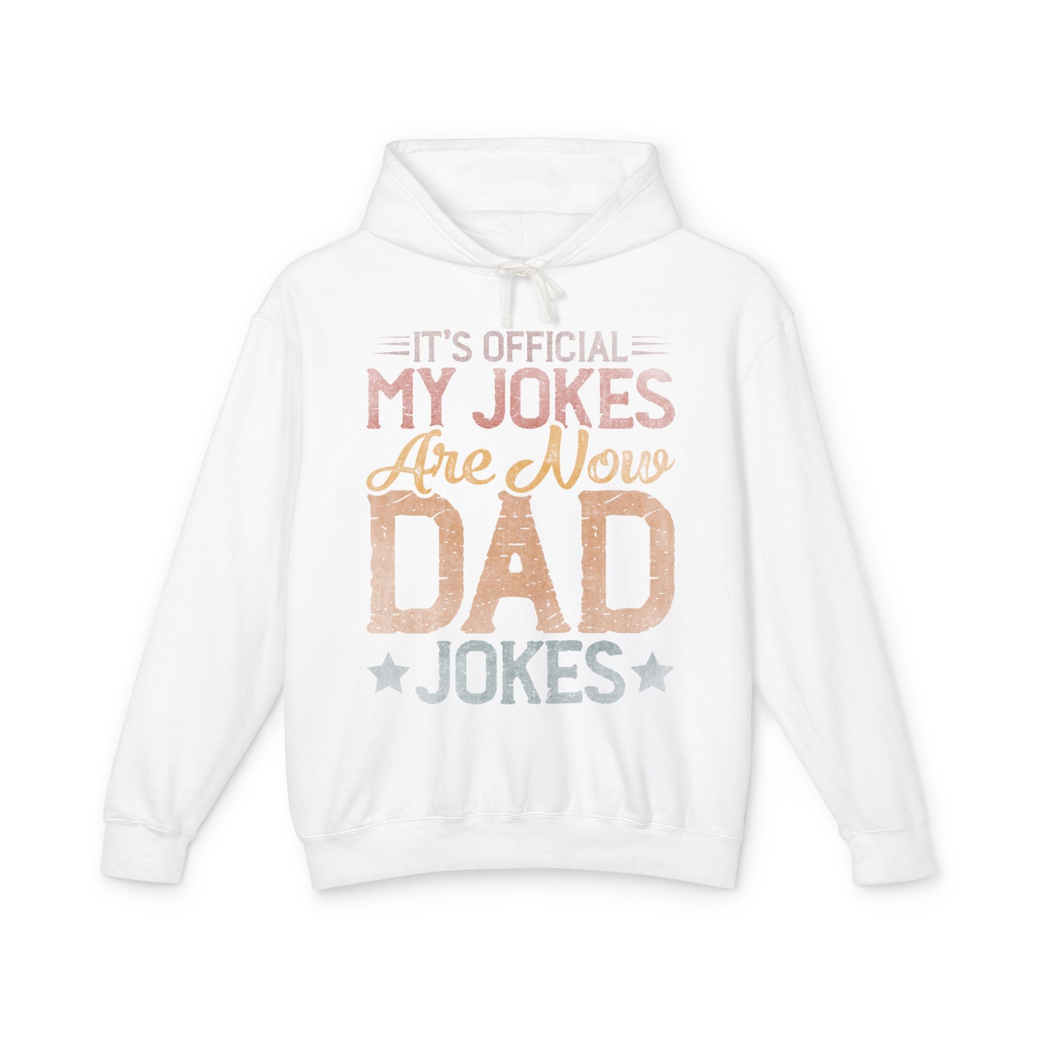 Dad Jokes Lightweight Hooded Sweatshirt