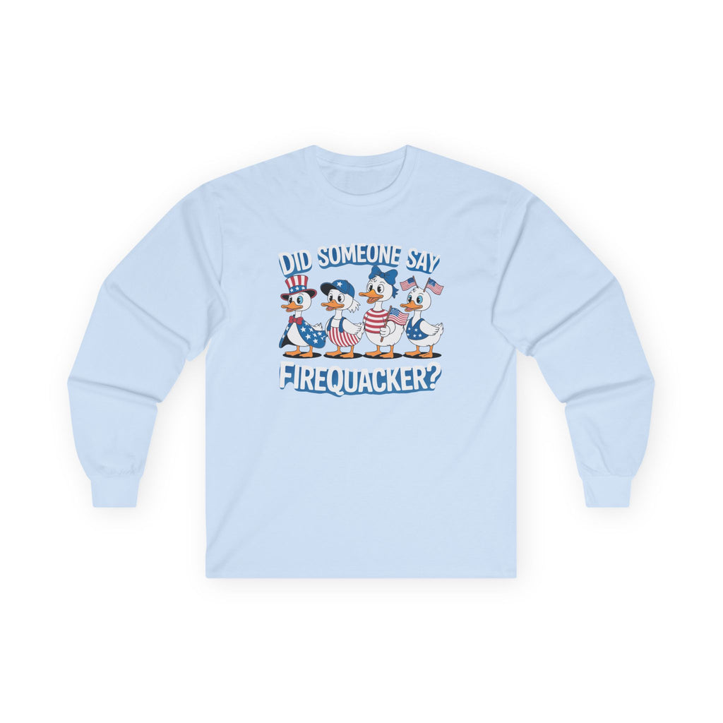 Firequackers Cotton Long Sleeve Tee