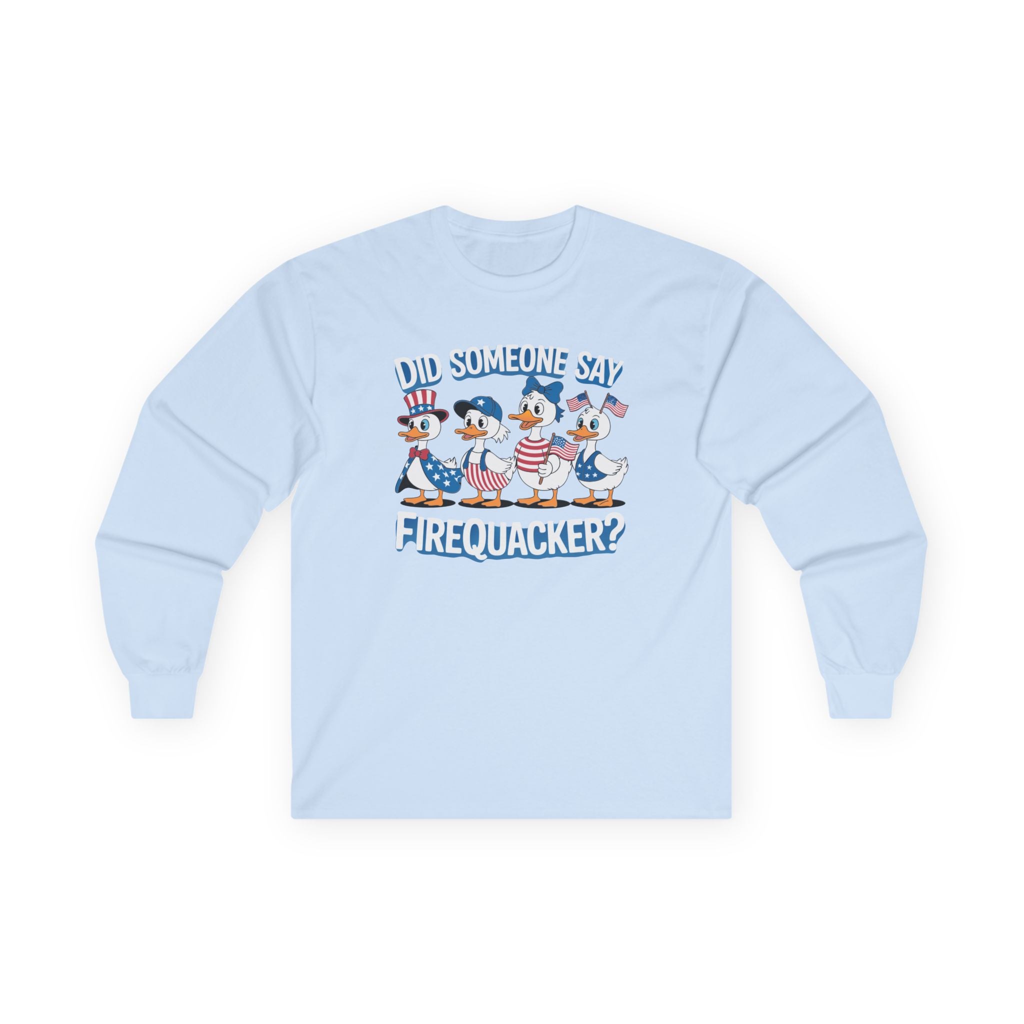 Firequackers Cotton Long Sleeve Tee