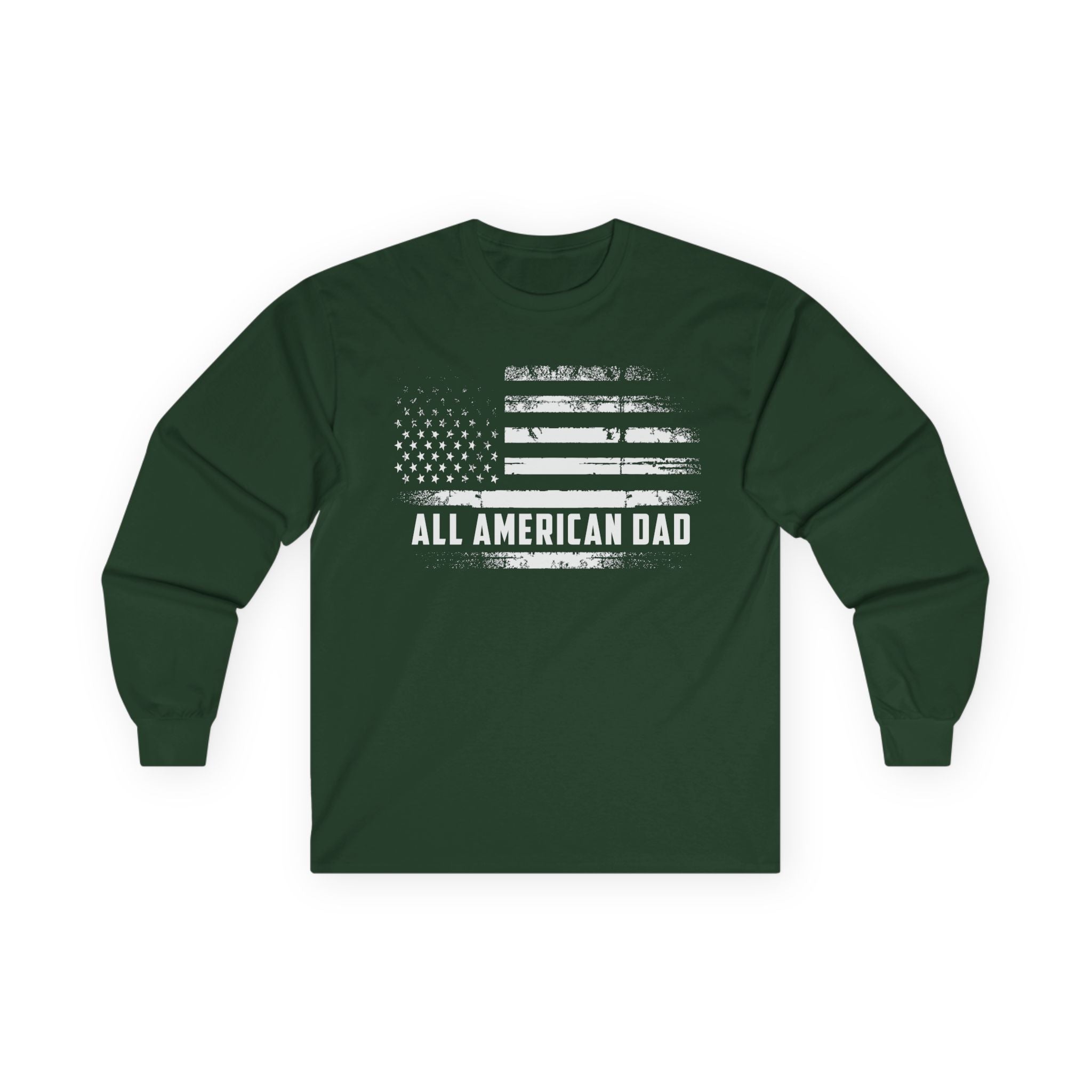 All American Dad Cotton Long Sleeve Tee