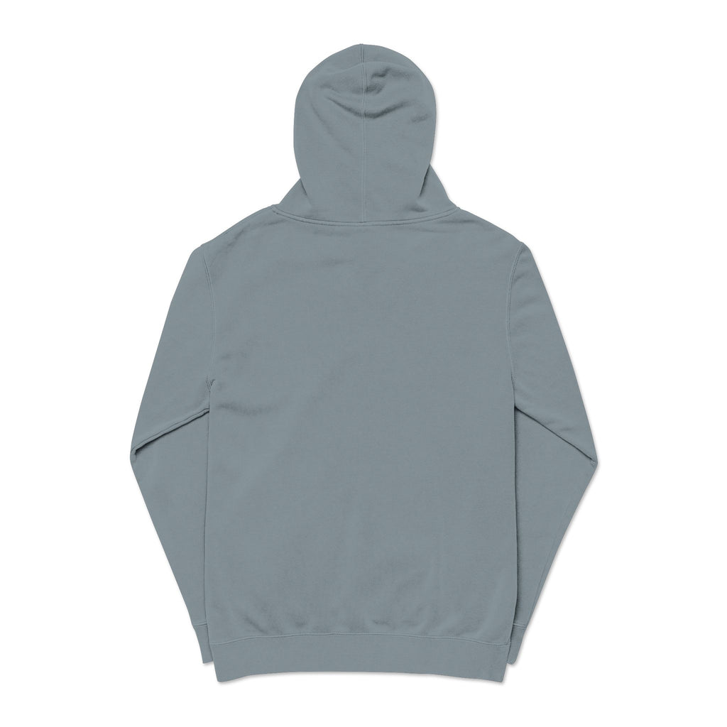 Unisex Embroidered KY Pigment-Dyed Hoodie
