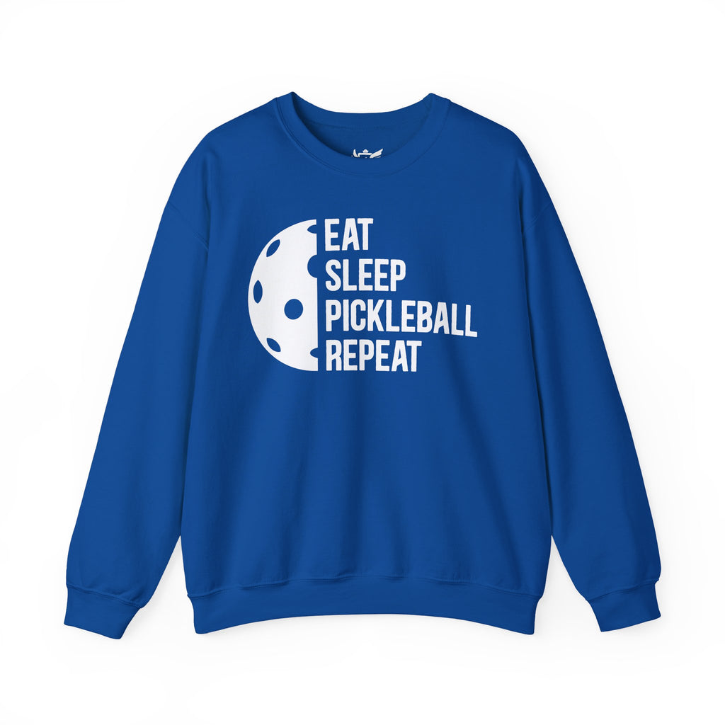 Eat Sleep Pickleball Repeat Heavy Blend™ Crewneck Sweatshirt