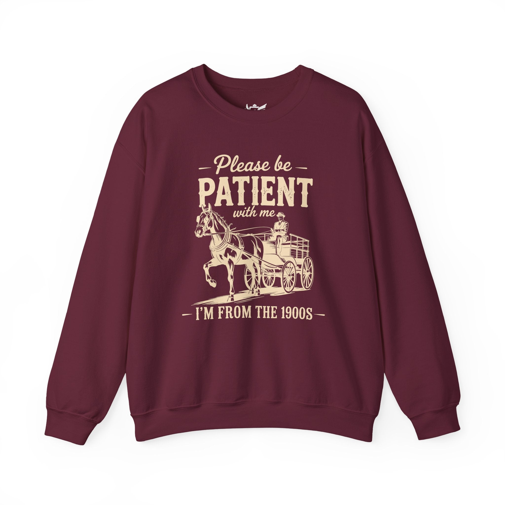 Please Be Patient With Me I'm From the 1900s Heavy Blend™ Crewneck Sweatshirt
