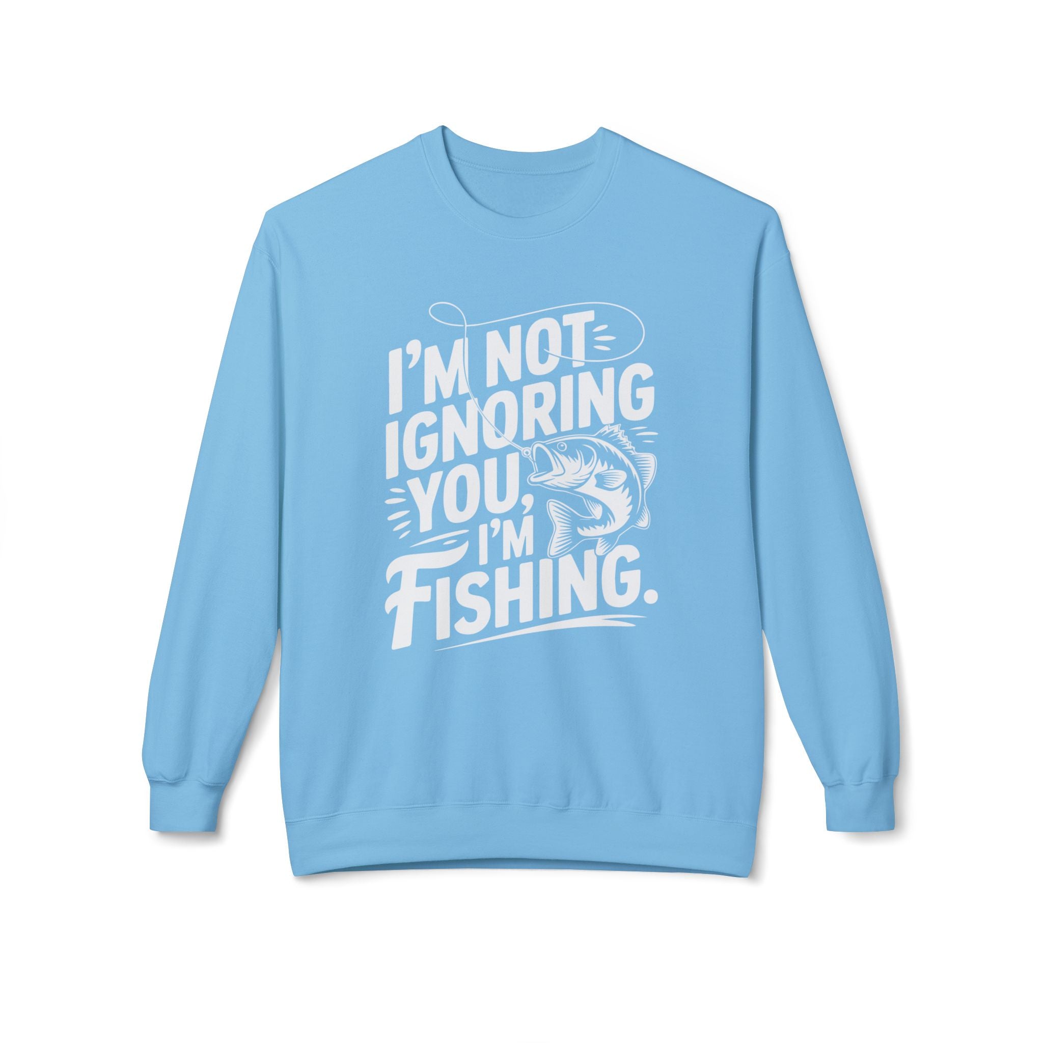 I'm Not Ignoring You Midweight Softstyle Fleece Crewneck Sweatshirt